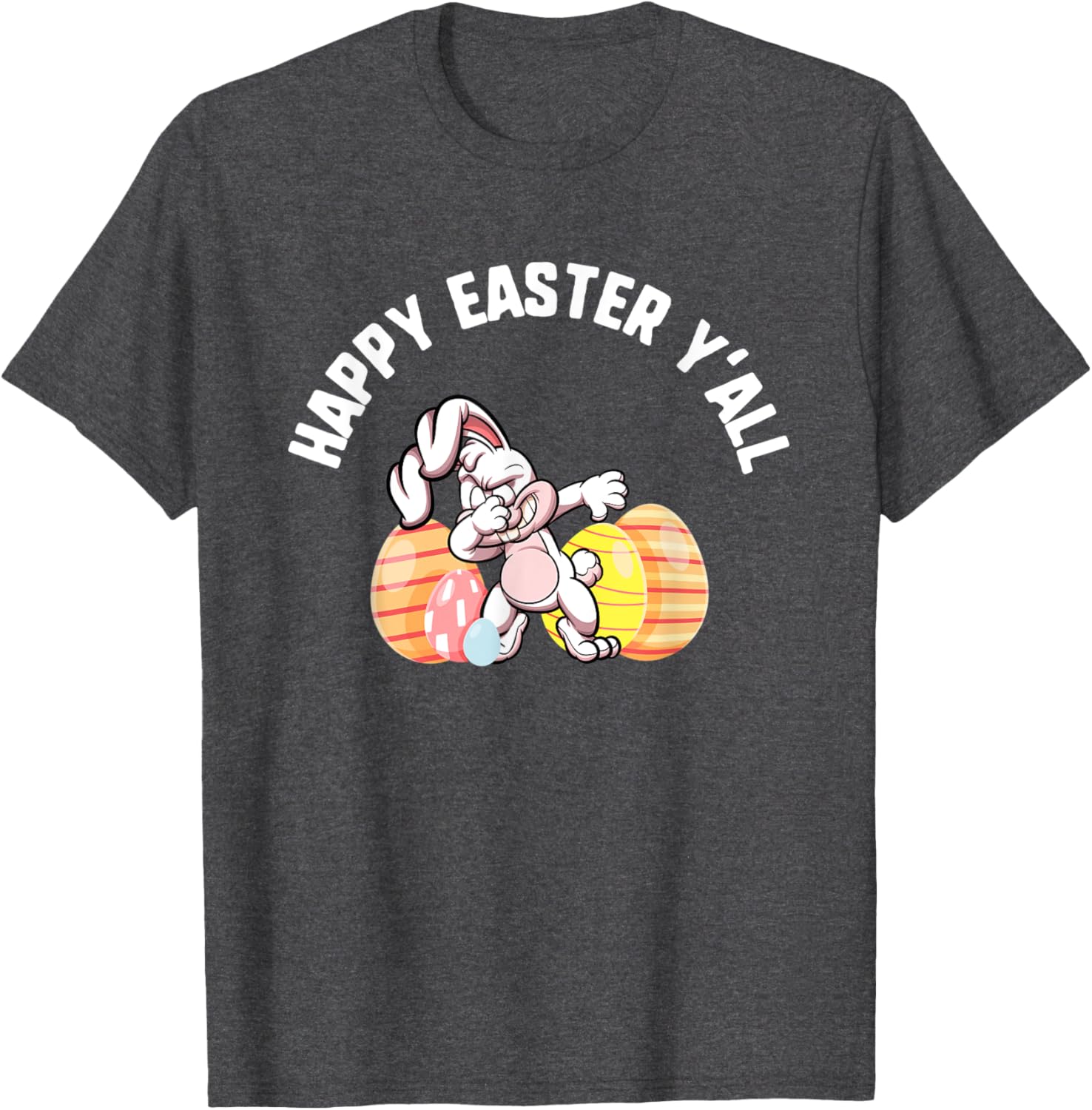 Easter Happy Yall Dabbing Bunny Candy kids Gift Spring T-Shirt