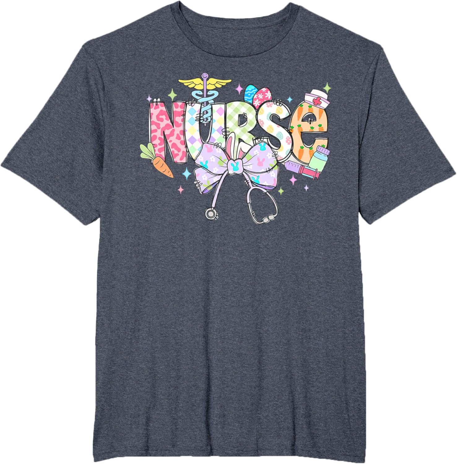 Easter Nurse Coquette Bow Retro For Nurse T-Shirt