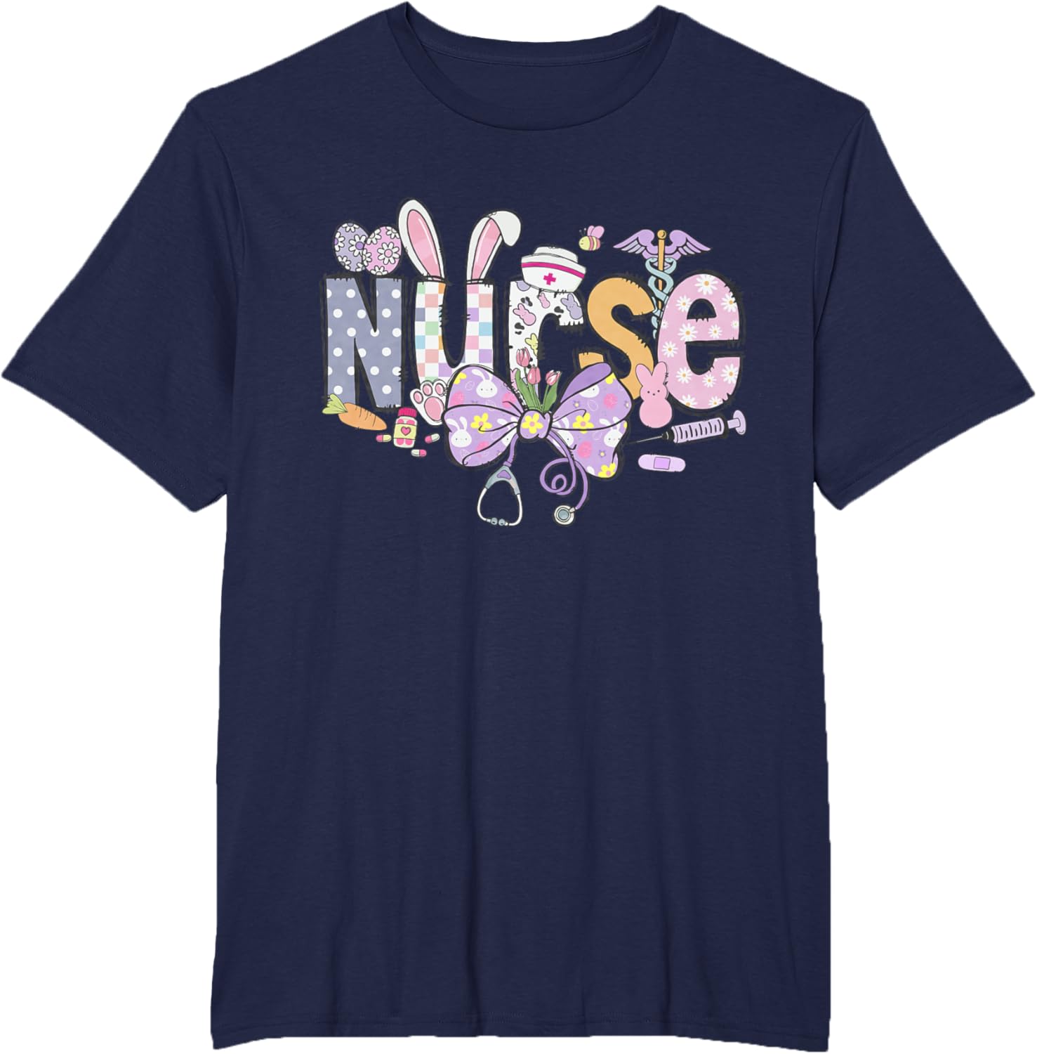 Easter Nurse Coquette Happy Easter Nurse School Nurse Easter T-Shirt