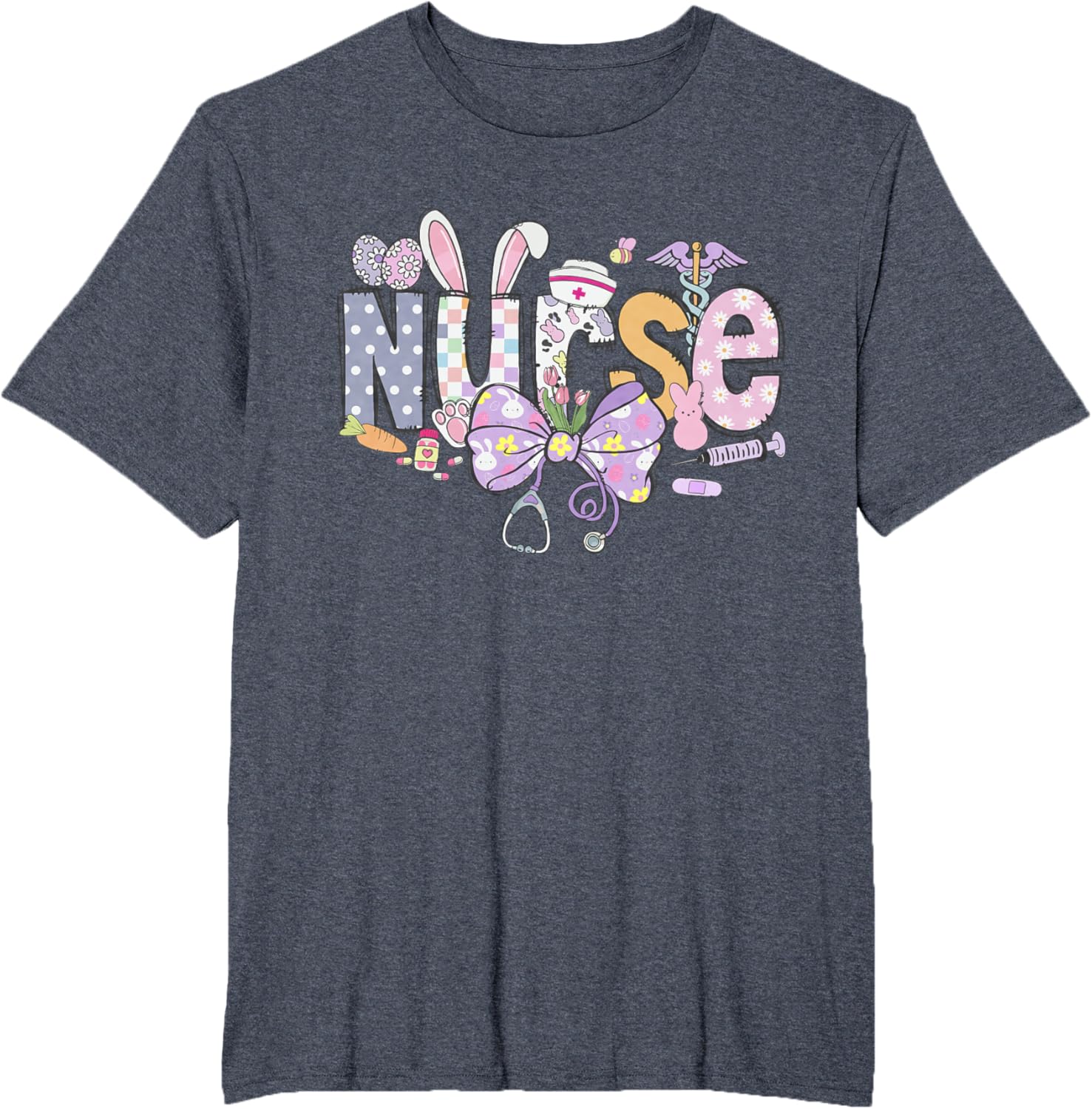 Easter Nurse Coquette Happy Easter Nurse School Nurse Easter T-Shirt