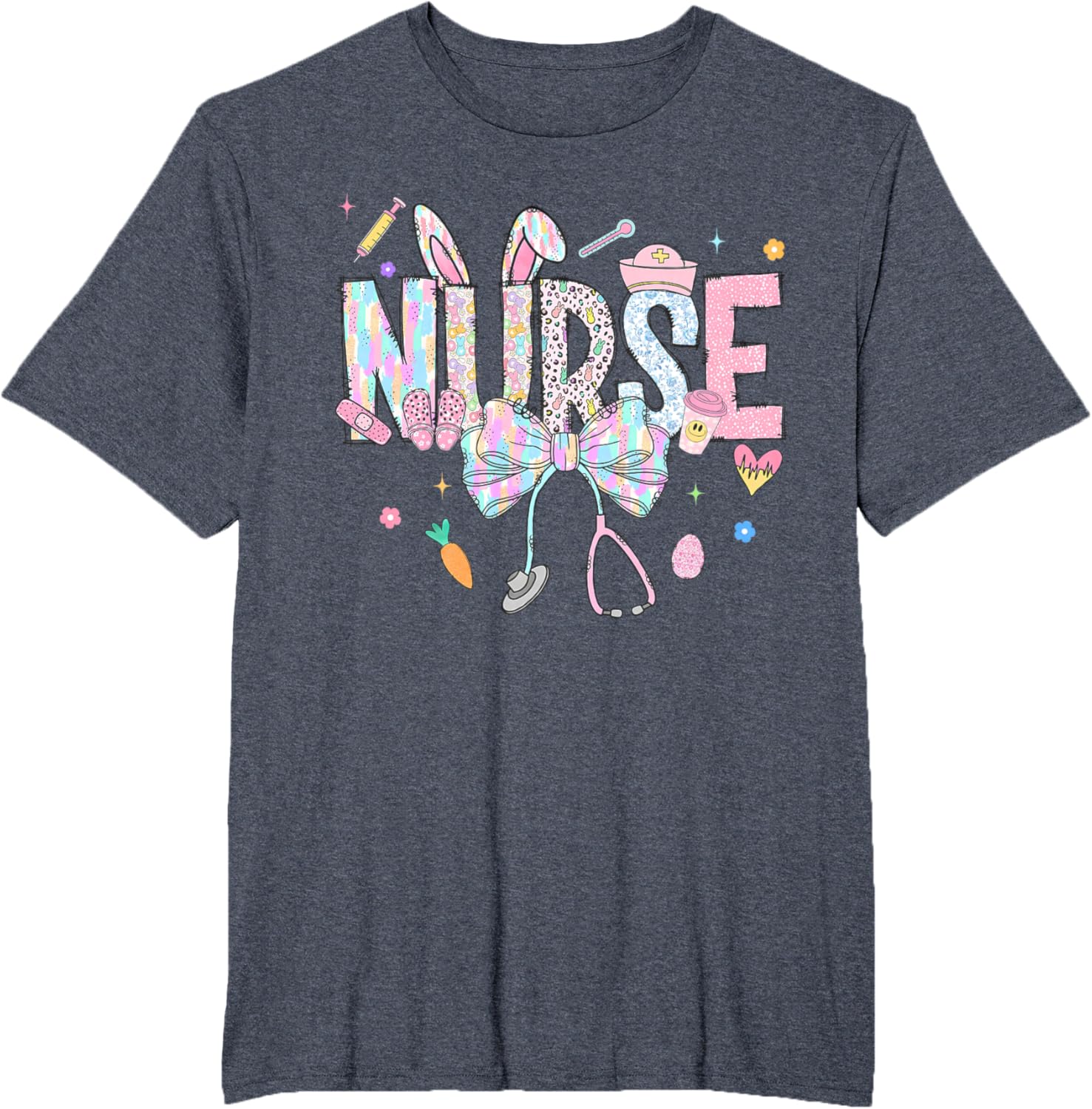 Easter Nurse Coquette Happy Easter Nurse School Nurse Easter T-Shirt