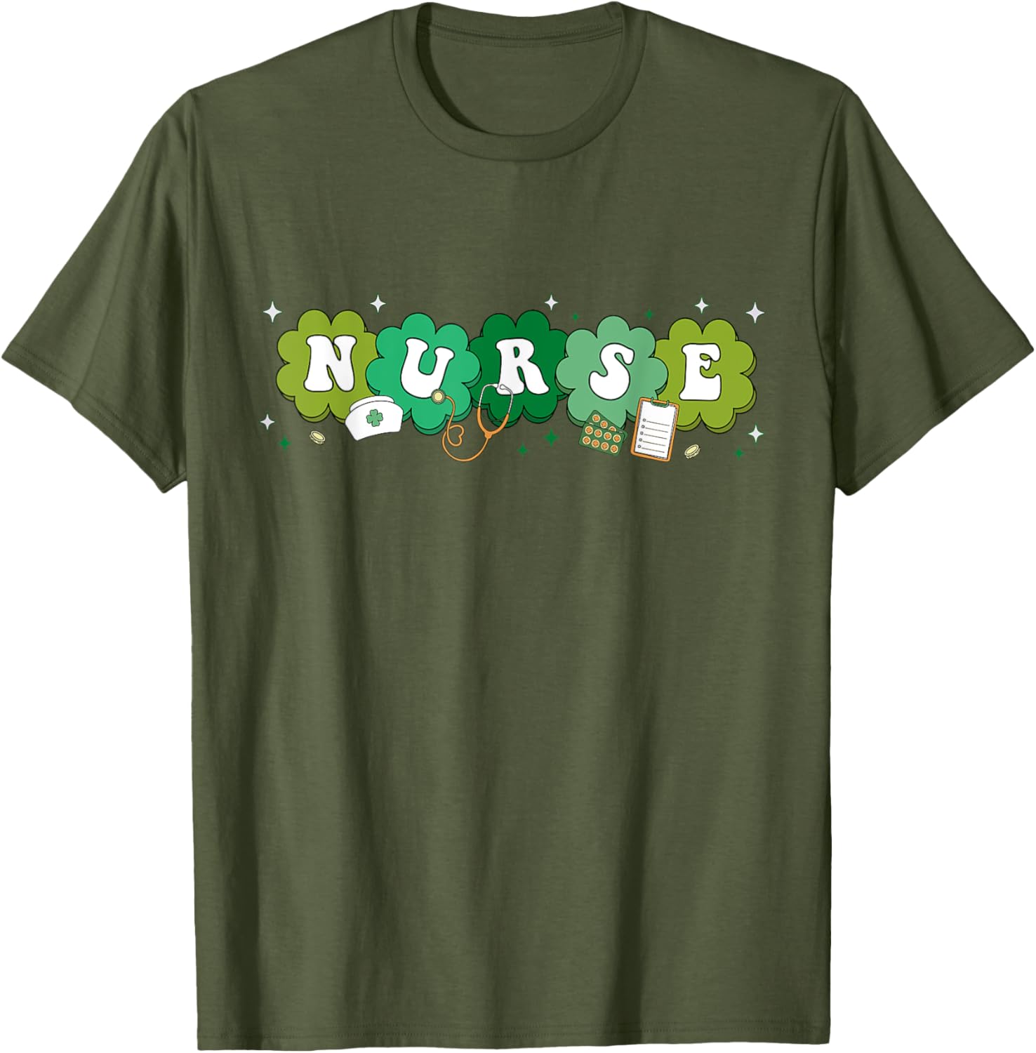 Easter Nurse Coquette Stethoscope Easter Nurse Bunny Nurse T-Shirt