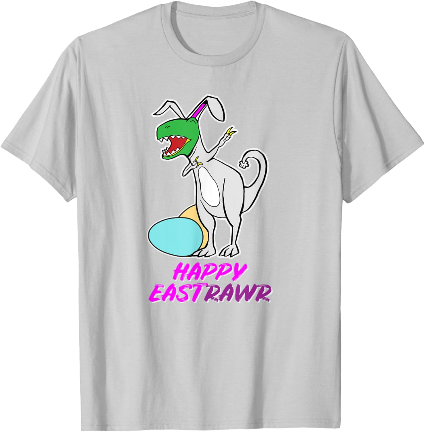 Easter T Rex Dabbing Happy Eastrawr bunny T-Shirt