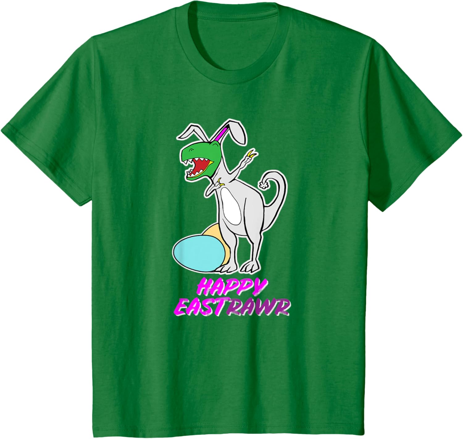 Easter T Rex Dabbing Happy Eastrawr bunny T-Shirt