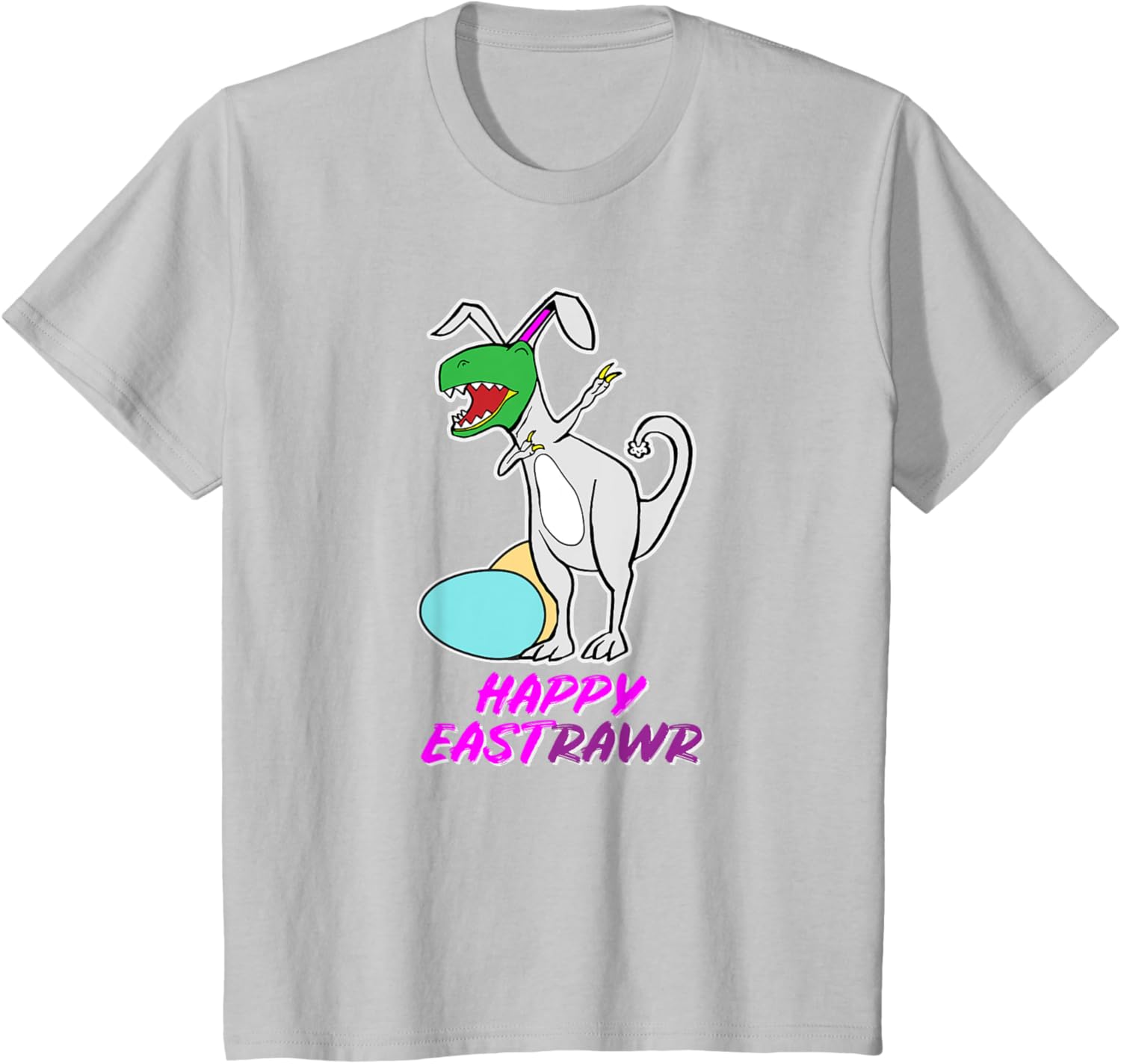 Easter T Rex Dabbing Happy Eastrawr bunny T-Shirt