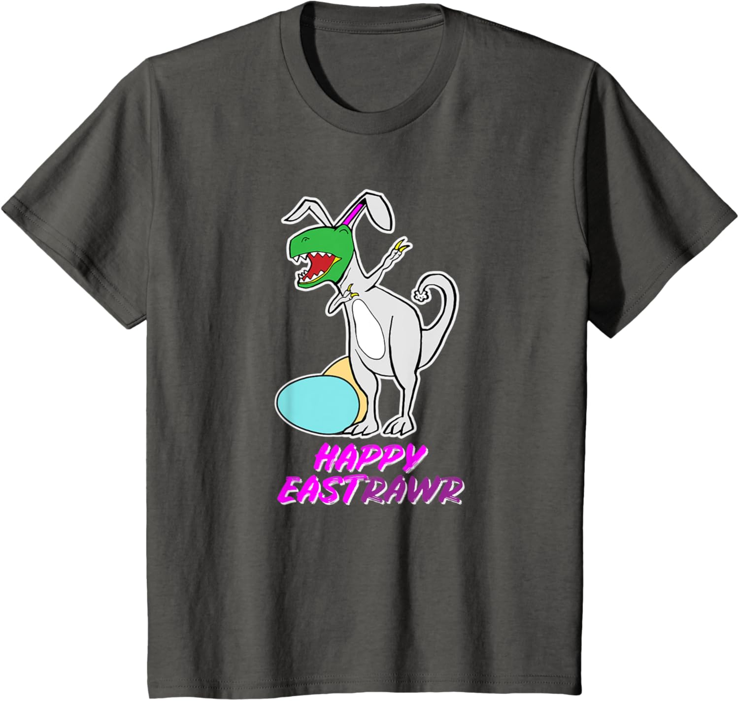 Easter T Rex Dabbing Happy Eastrawr bunny T-Shirt