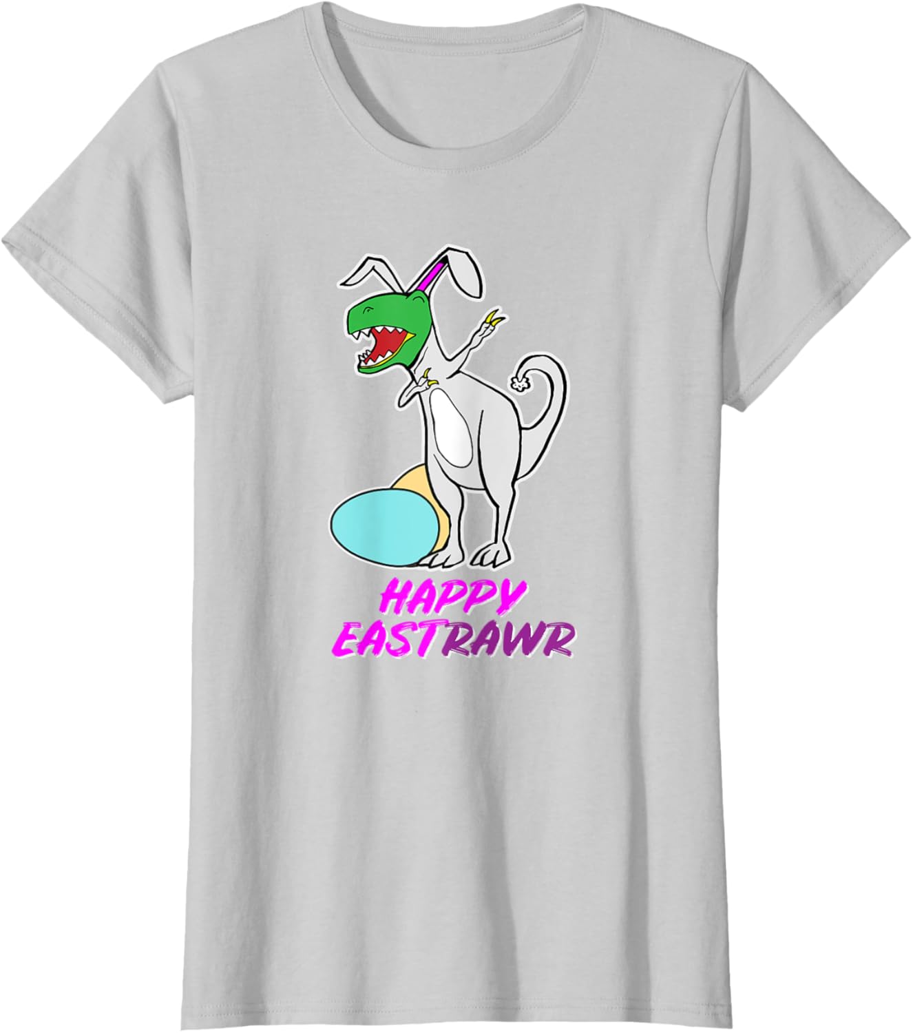 Easter T Rex Dabbing Happy Eastrawr bunny T-Shirt