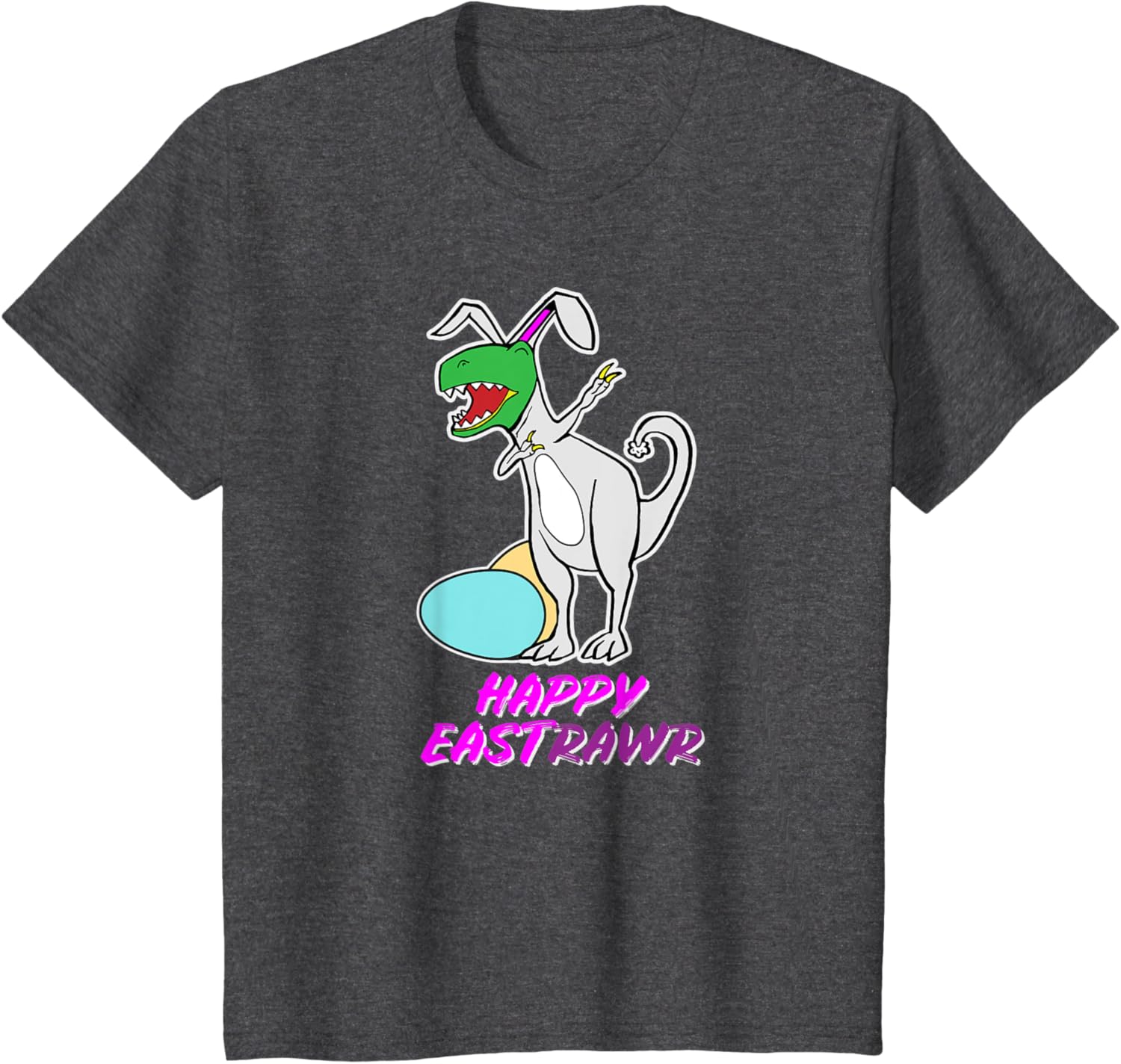 Easter T Rex Dabbing Happy Eastrawr bunny T-Shirt