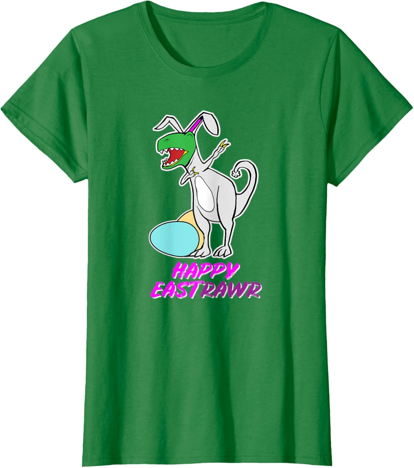 Easter T Rex Dabbing Happy Eastrawr bunny T-Shirt