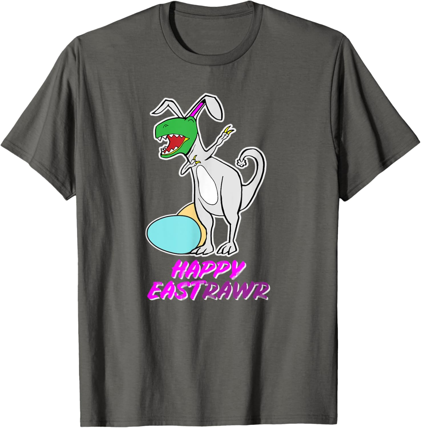 Easter T Rex Dabbing Happy Eastrawr bunny T-Shirt