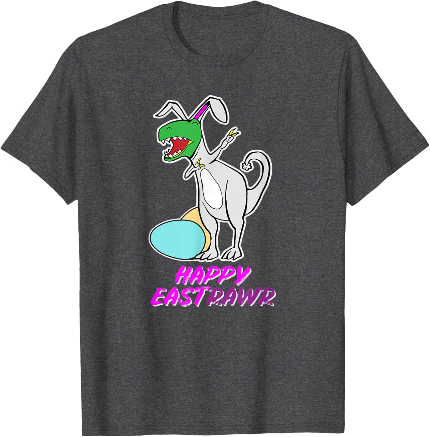 Easter T Rex Dabbing Happy Eastrawr bunny T-Shirt