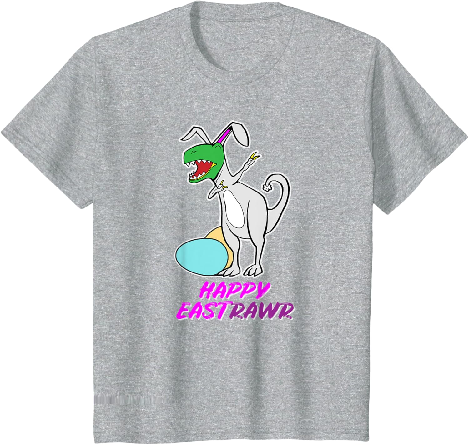 Easter T Rex Dabbing Happy Eastrawr bunny T-Shirt