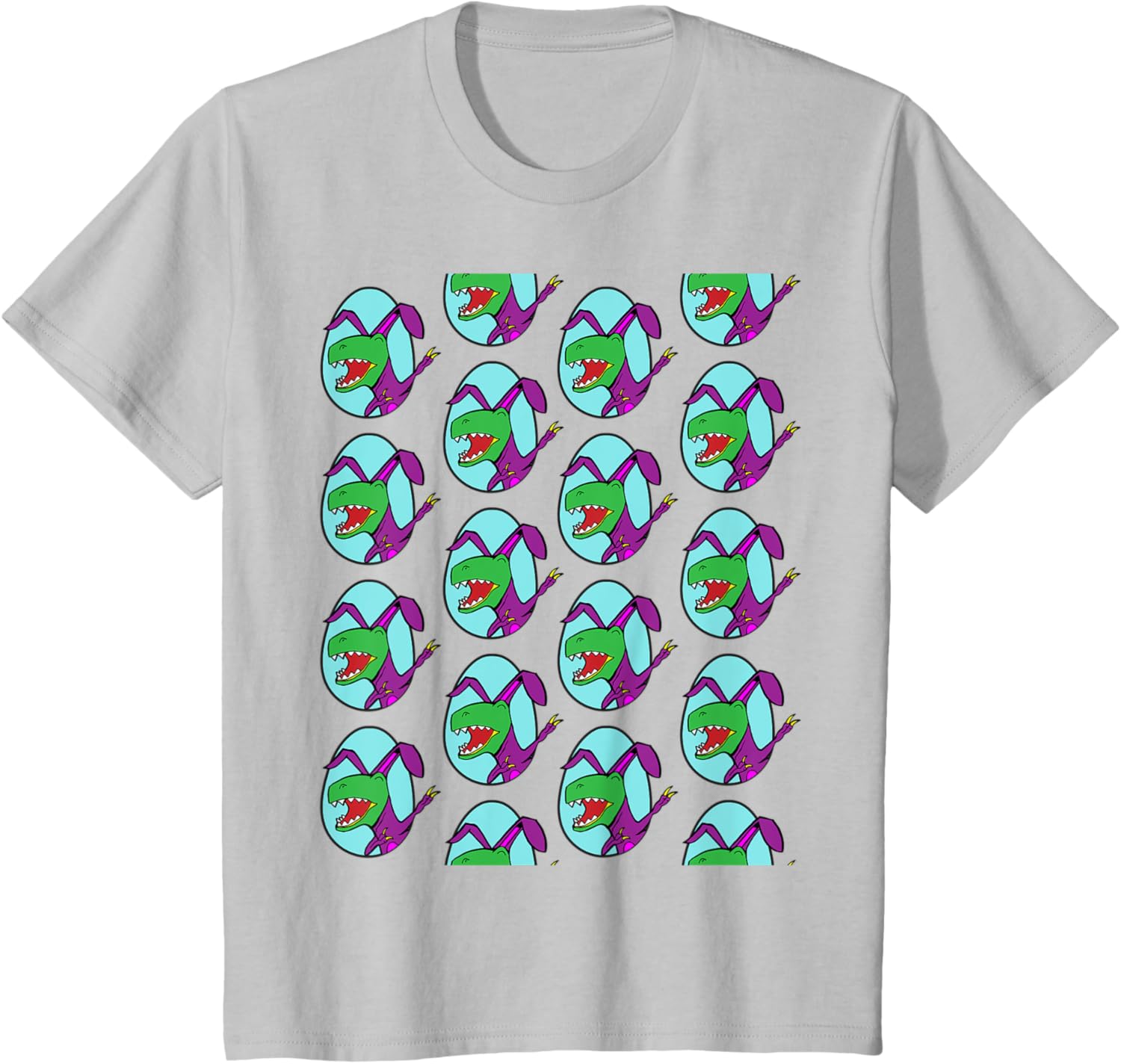 Easter T Rex Dabbing Happy Eastrawr bunny T-Shirt