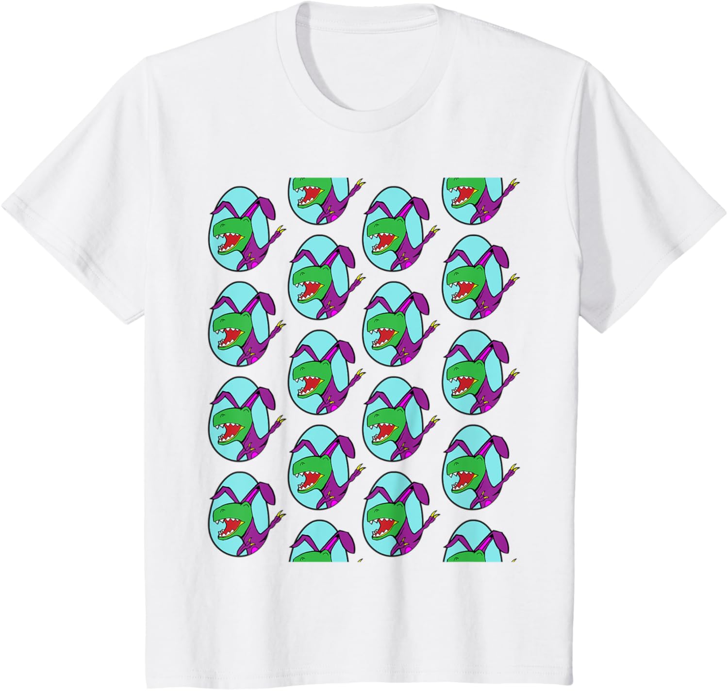 Easter T Rex Dabbing Happy Eastrawr bunny T-Shirt