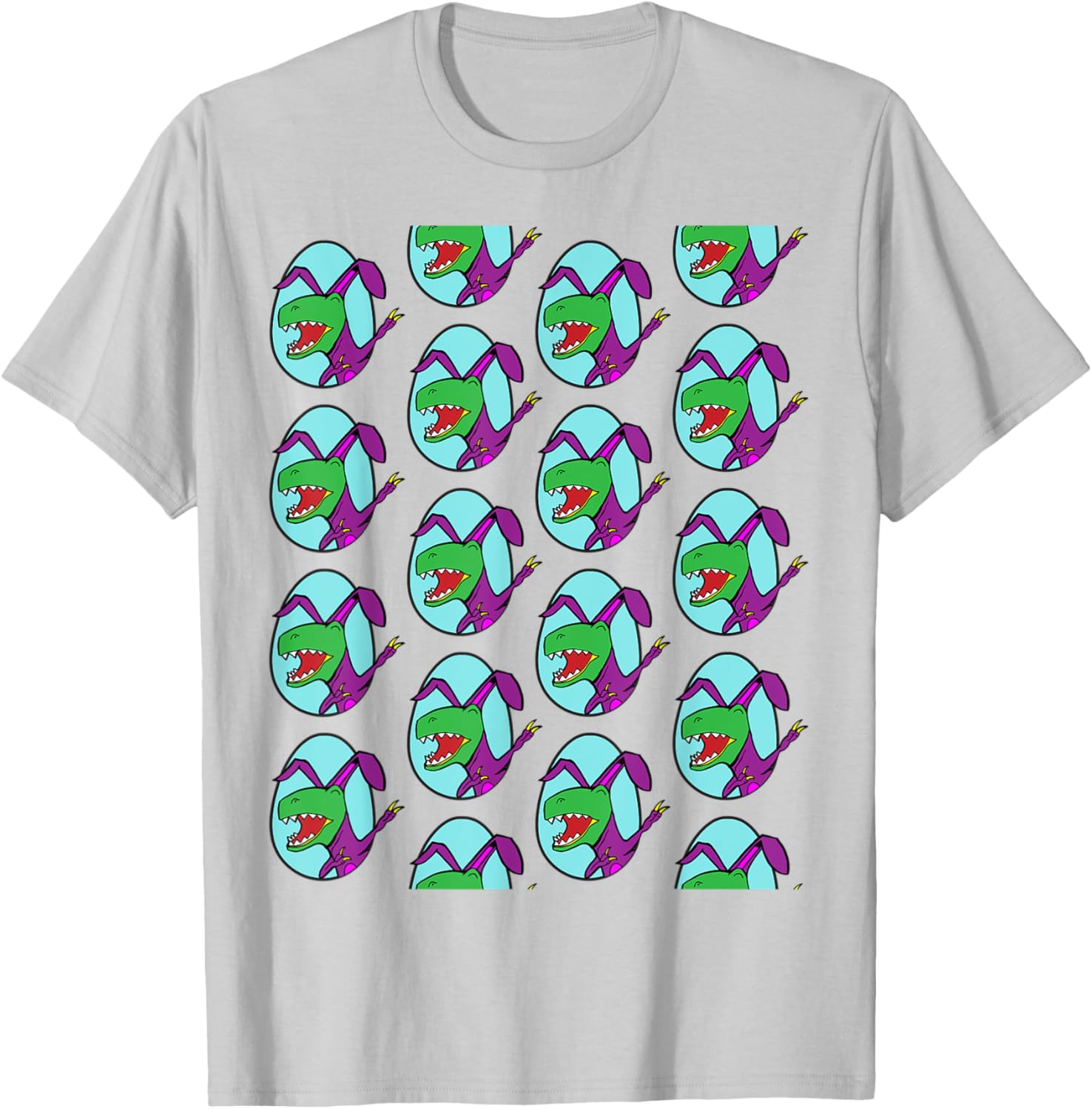 Easter T Rex Dabbing Happy Eastrawr bunny T-Shirt