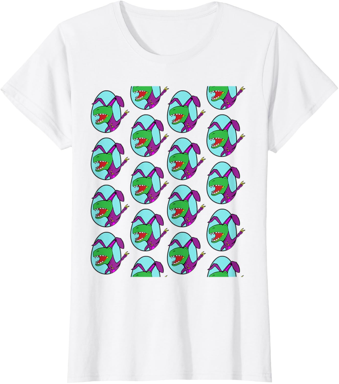 Easter T Rex Dabbing Happy Eastrawr bunny T-Shirt