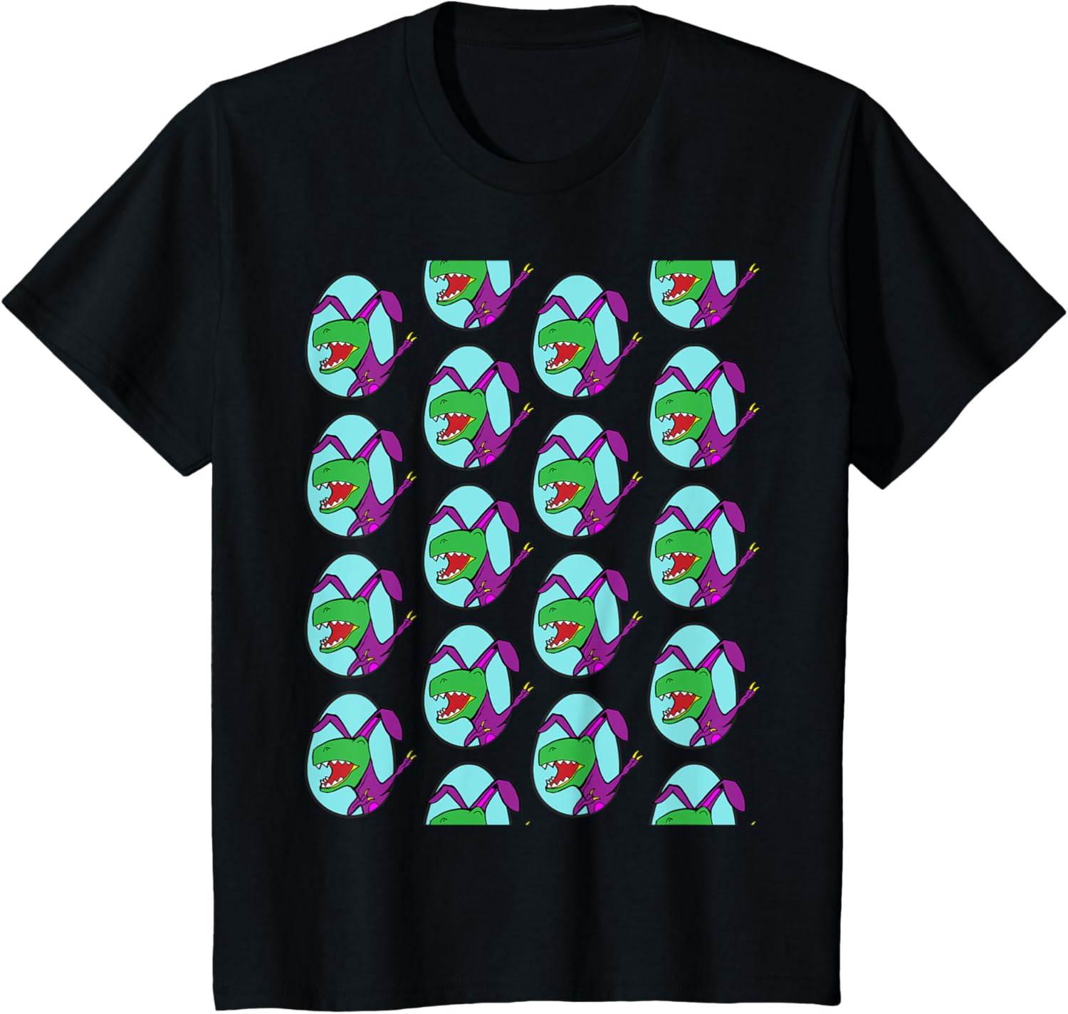 Easter T Rex Dabbing Happy Eastrawr bunny T-Shirt