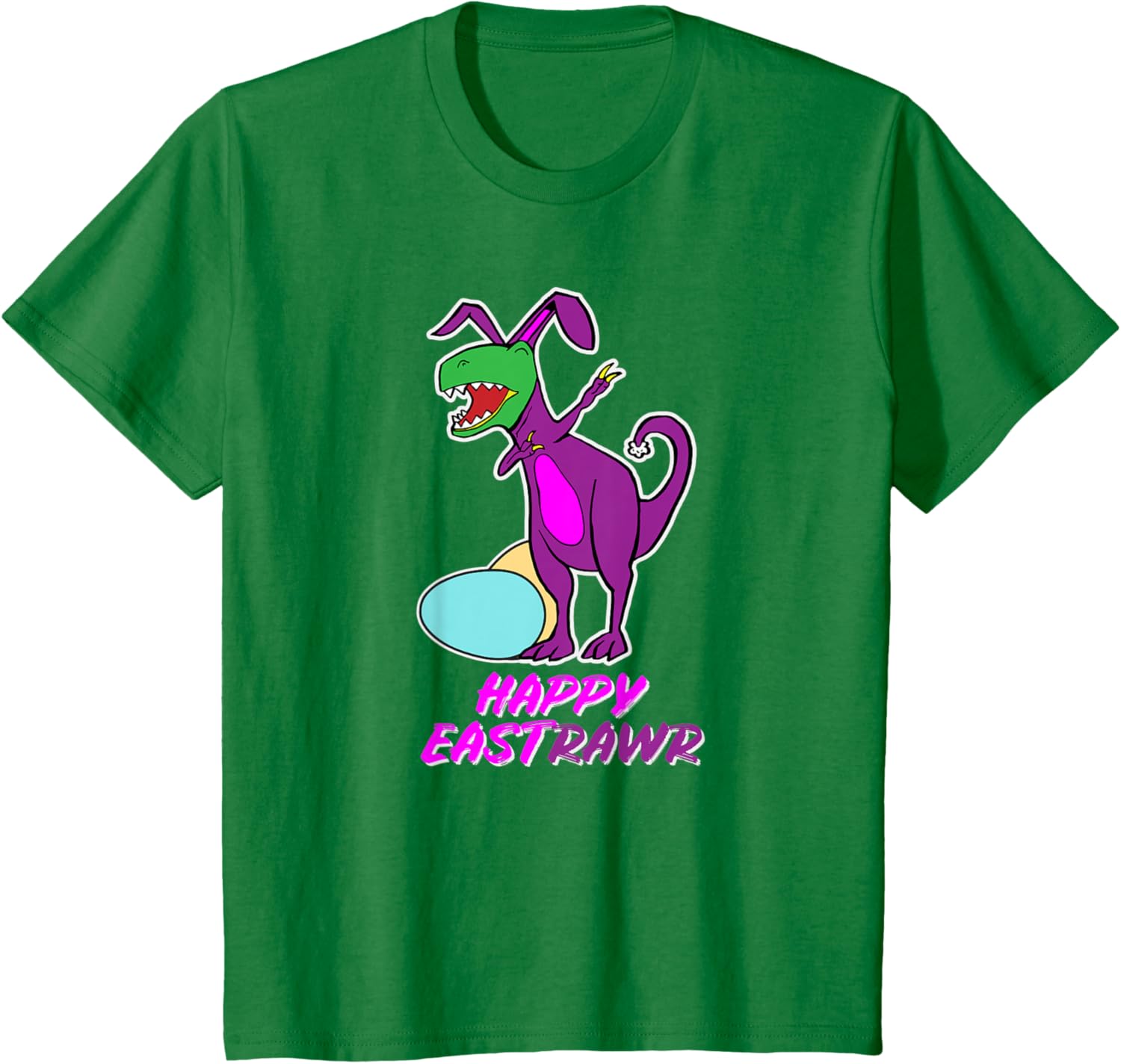 Easter T Rex Dabbing Happy Eastrawr bunny T-Shirt