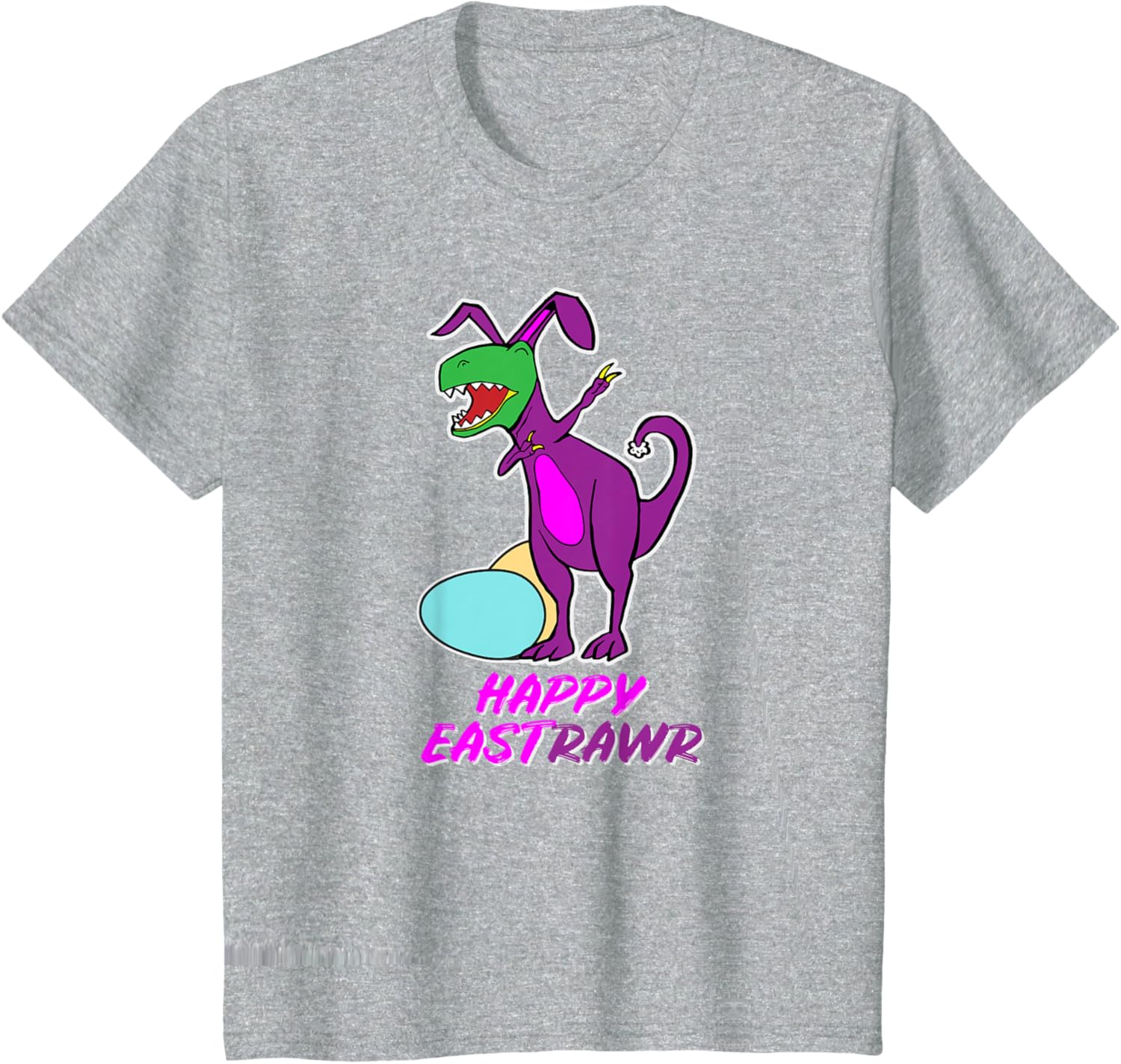 Easter T Rex Dabbing Happy Eastrawr bunny T-Shirt