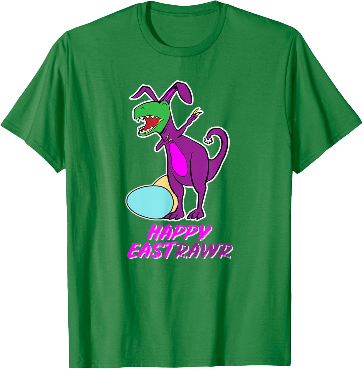 Easter T Rex Dabbing Happy Eastrawr bunny T-Shirt