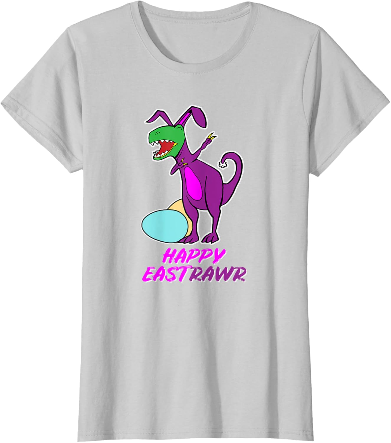 Easter T Rex Dabbing Happy Eastrawr bunny T-Shirt