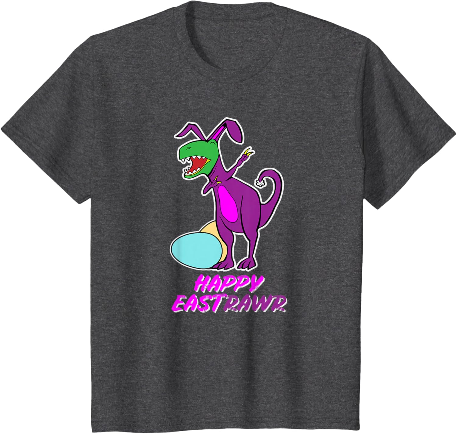 Easter T Rex Dabbing Happy Eastrawr bunny T-Shirt