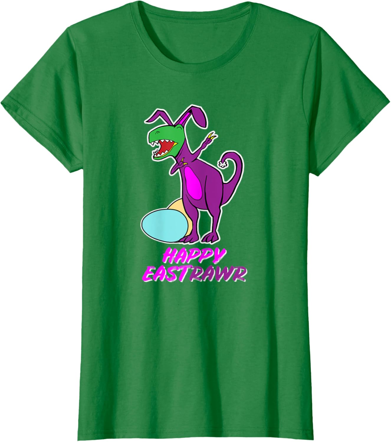 Easter T Rex Dabbing Happy Eastrawr bunny T-Shirt