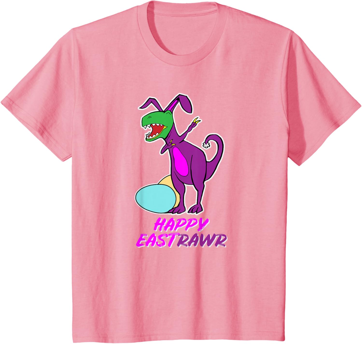 Easter T Rex Dabbing Happy Eastrawr bunny T-Shirt