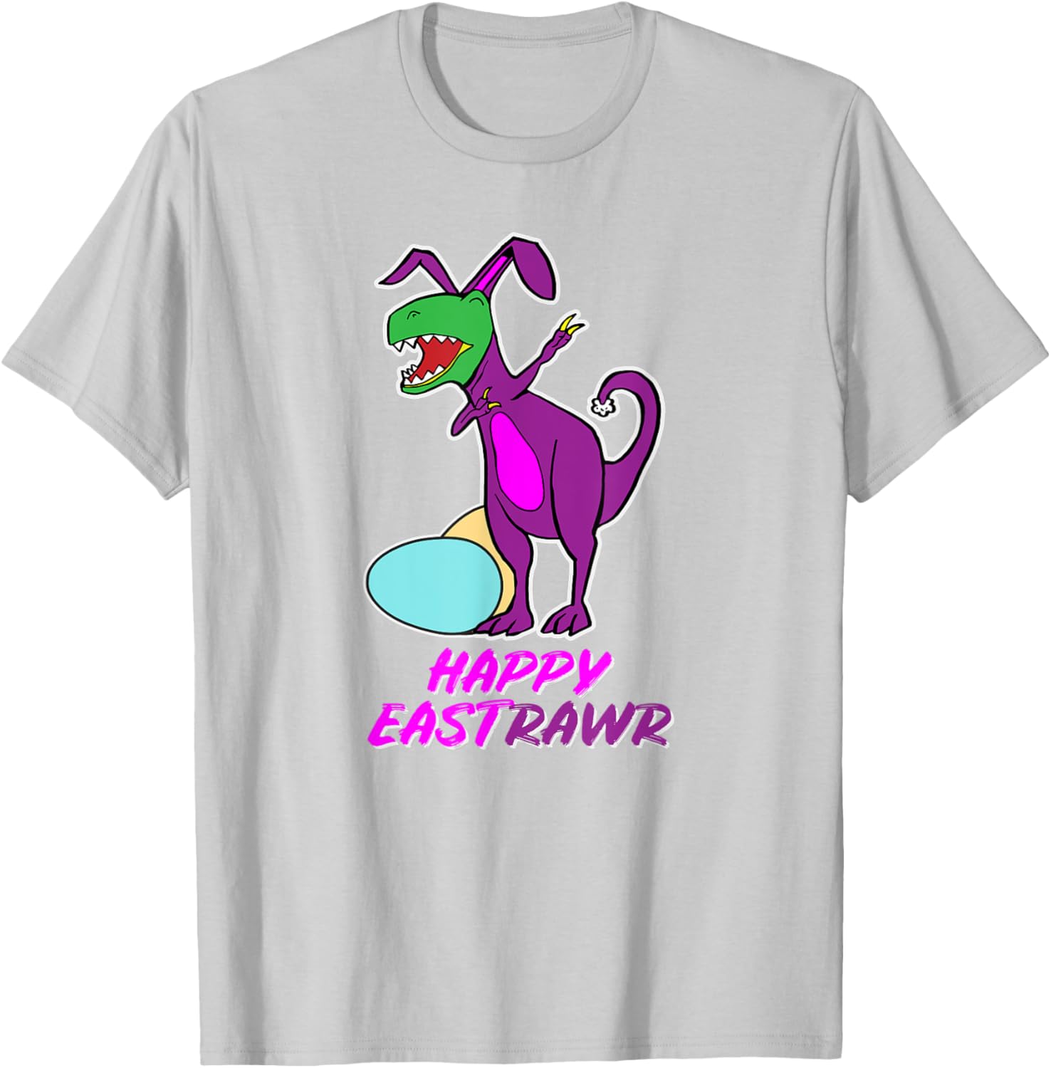 Easter T Rex Dabbing Happy Eastrawr bunny T-Shirt