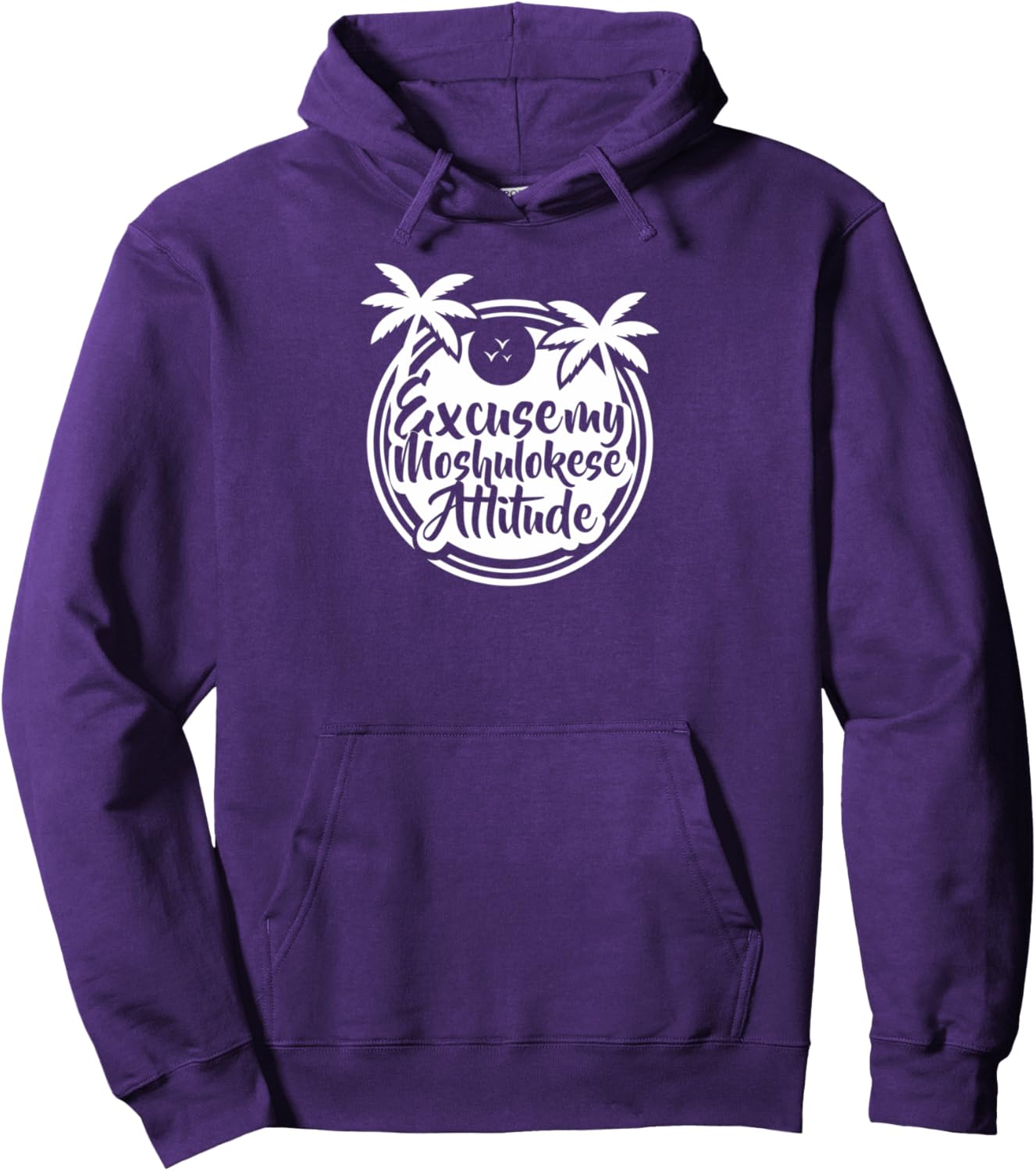 Excuse the Moshulokese Attitude Pullover Hoodie