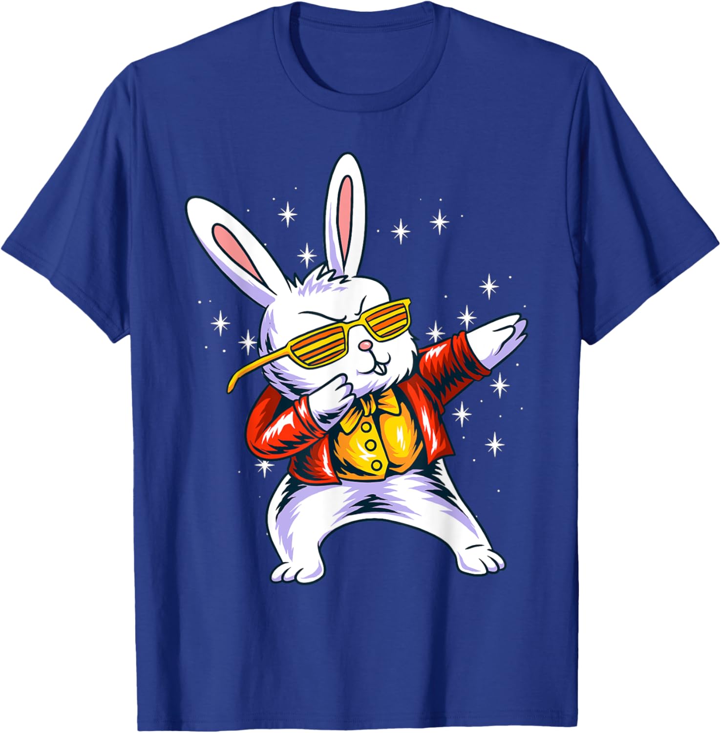 Funny Dabbing Rabbit Bunny Happy Easter Day Eggs Dab 2022 T-Shirt