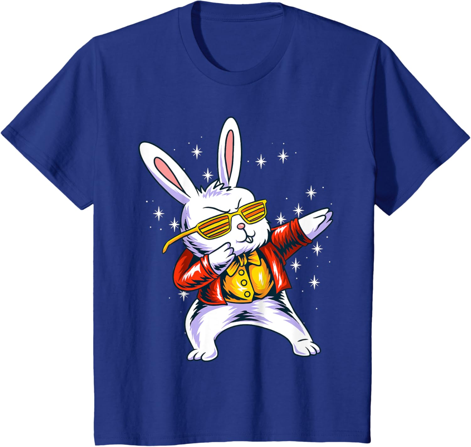 Funny Dabbing Rabbit Bunny Happy Easter Day Eggs Dab 2022 T-Shirt