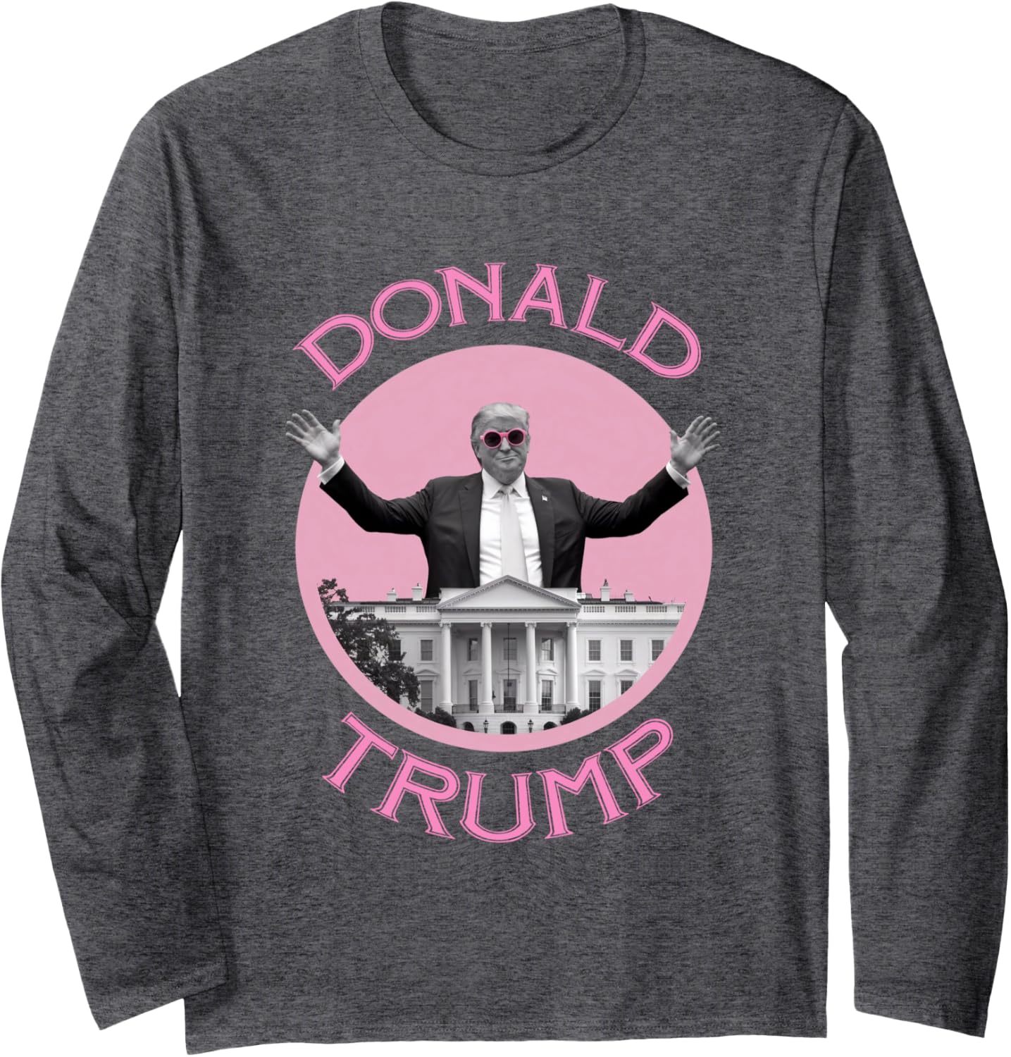 Funny Donald Trump Pink 2024 Take America Back Long Sleeve T-Shirt