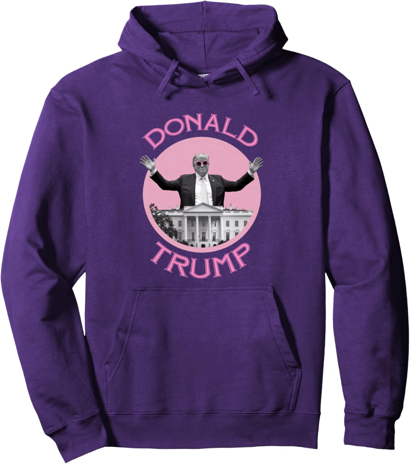 Funny Donald Trump Pink 2024 Take America Back Pullover Hoodie