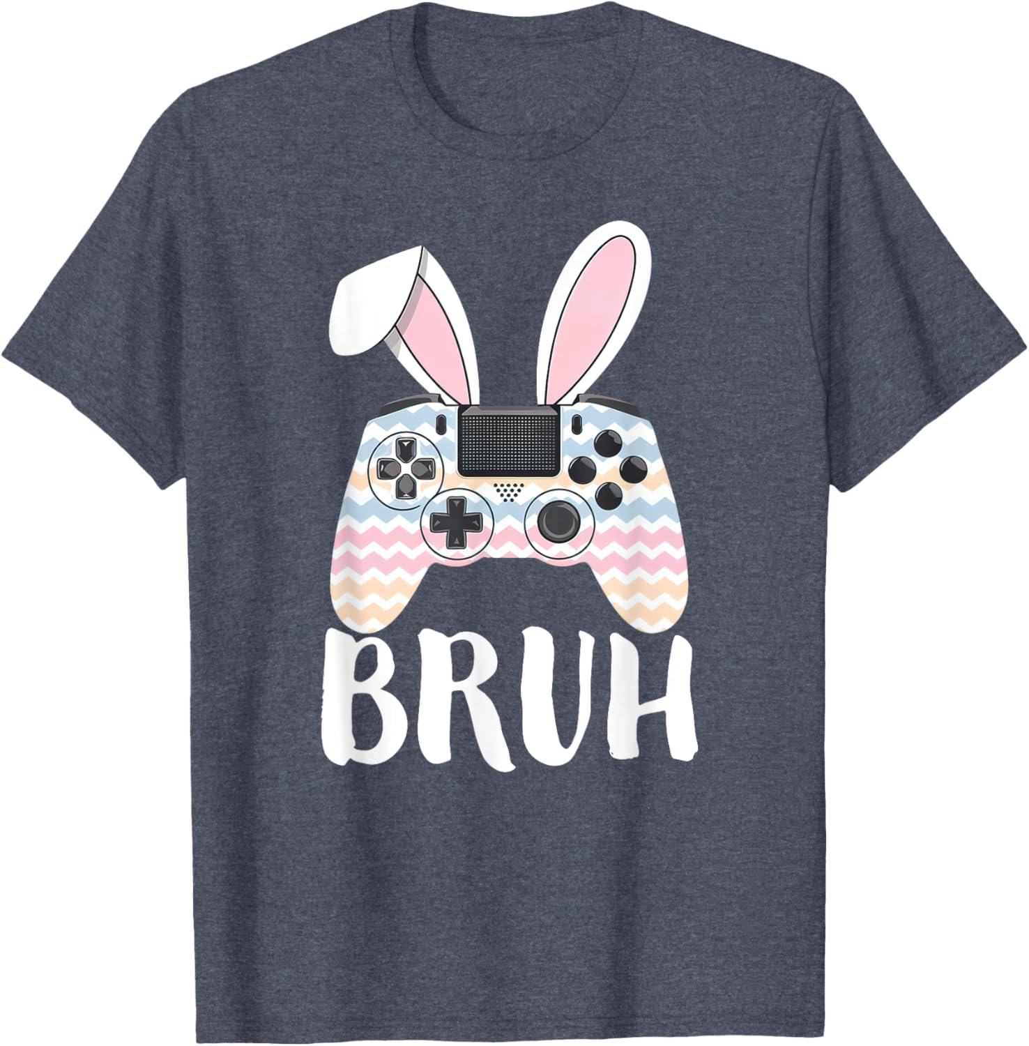 Funny Easter Bunny Video Game Controller Gamer Bruh Easter T-Shirt