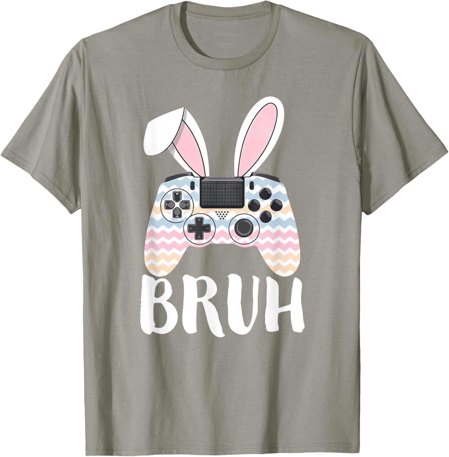 Funny Easter Bunny Video Game Controller Gamer Bruh Easter T-Shirt