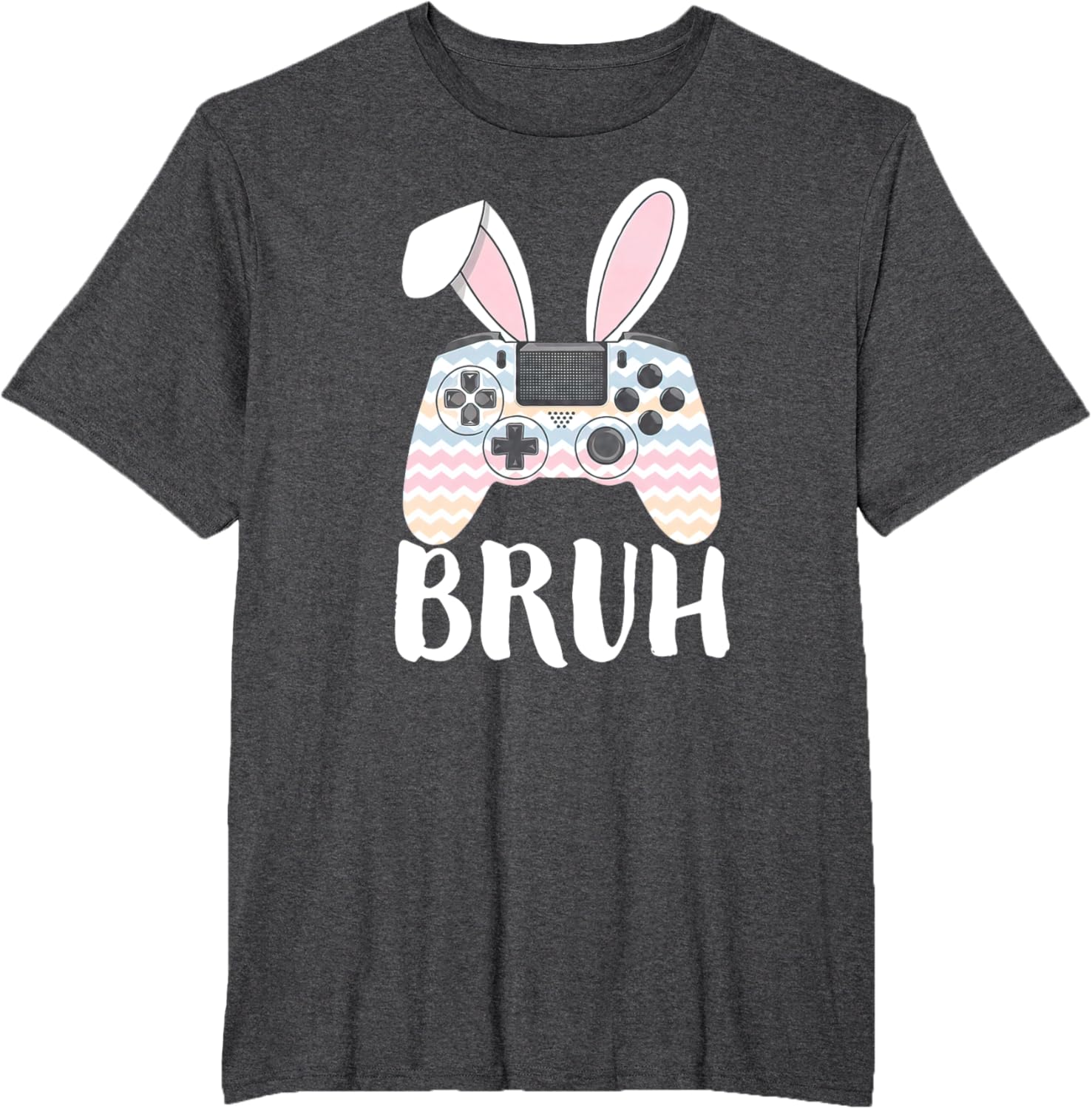 Funny Easter Bunny Video Game Controller Gamer Bruh Easter T-Shirt