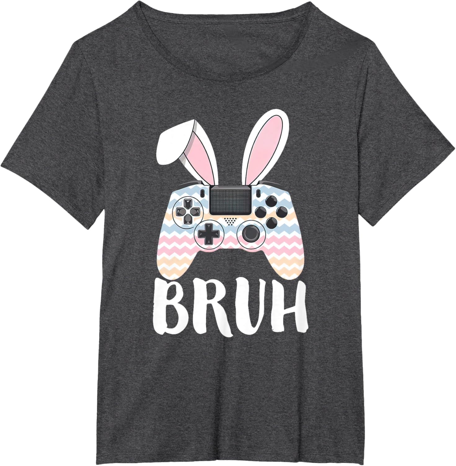 Funny Easter Bunny Video Game Controller Gamer Bruh Easter T-Shirt