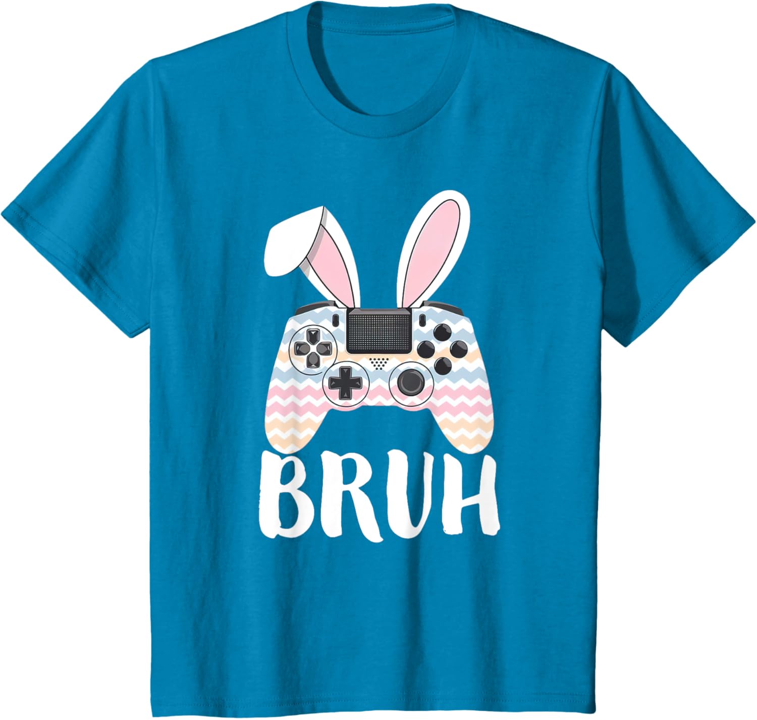 Funny Easter Bunny Video Game Controller Gamer Bruh Easter T-Shirt