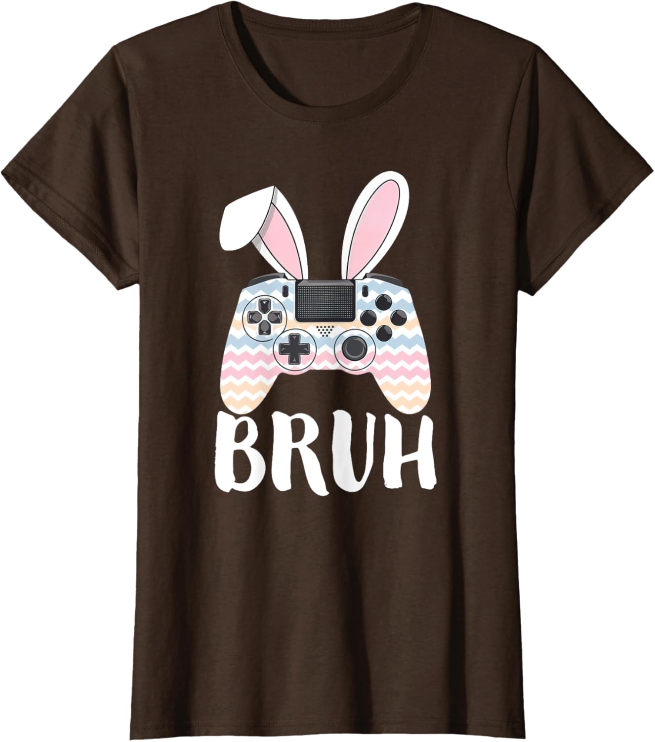 Funny Easter Bunny Video Game Controller Gamer Bruh Easter T-Shirt