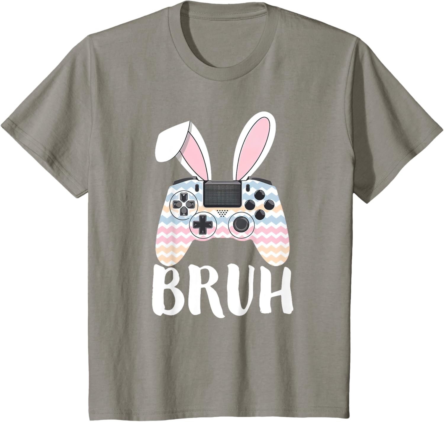 Funny Easter Bunny Video Game Controller Gamer Bruh Easter T-Shirt