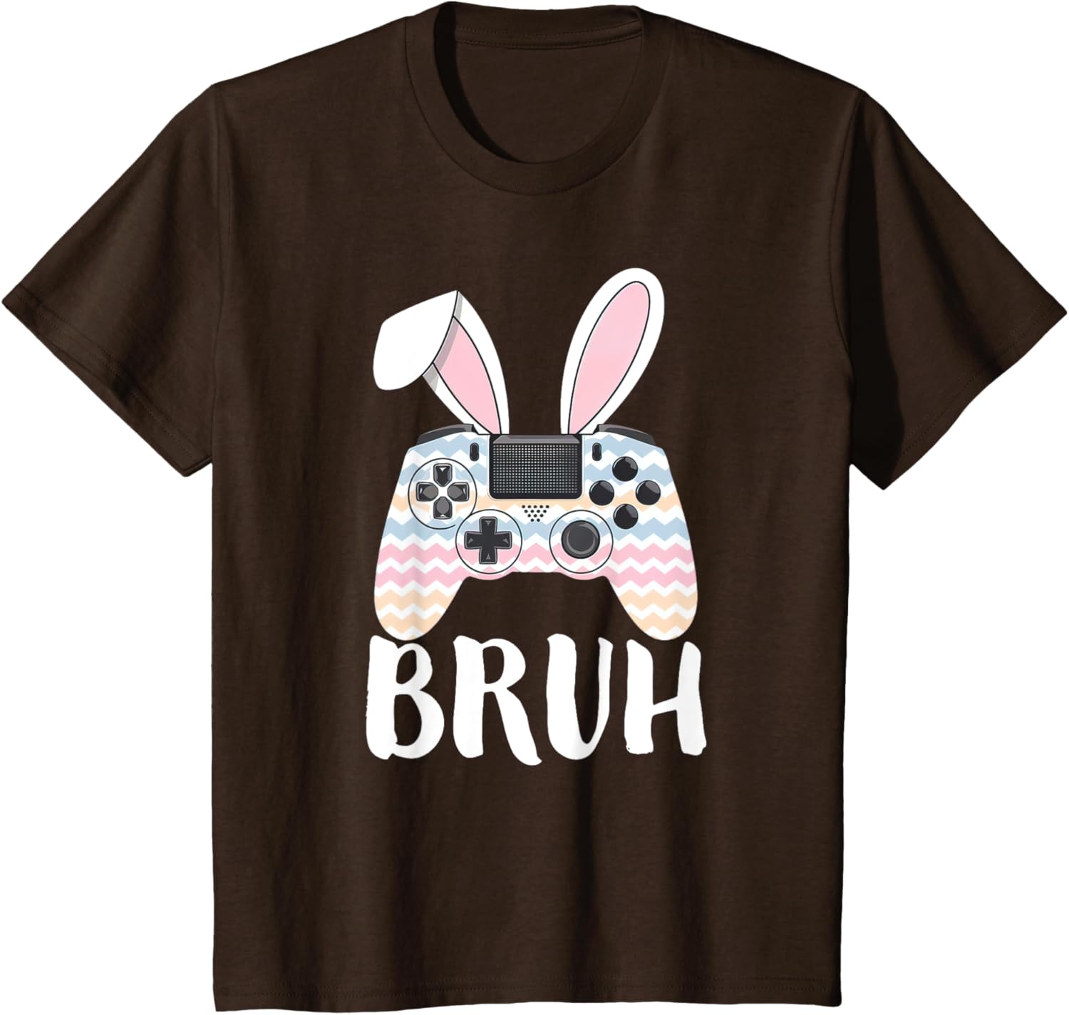 Funny Easter Bunny Video Game Controller Gamer Bruh Easter T-Shirt