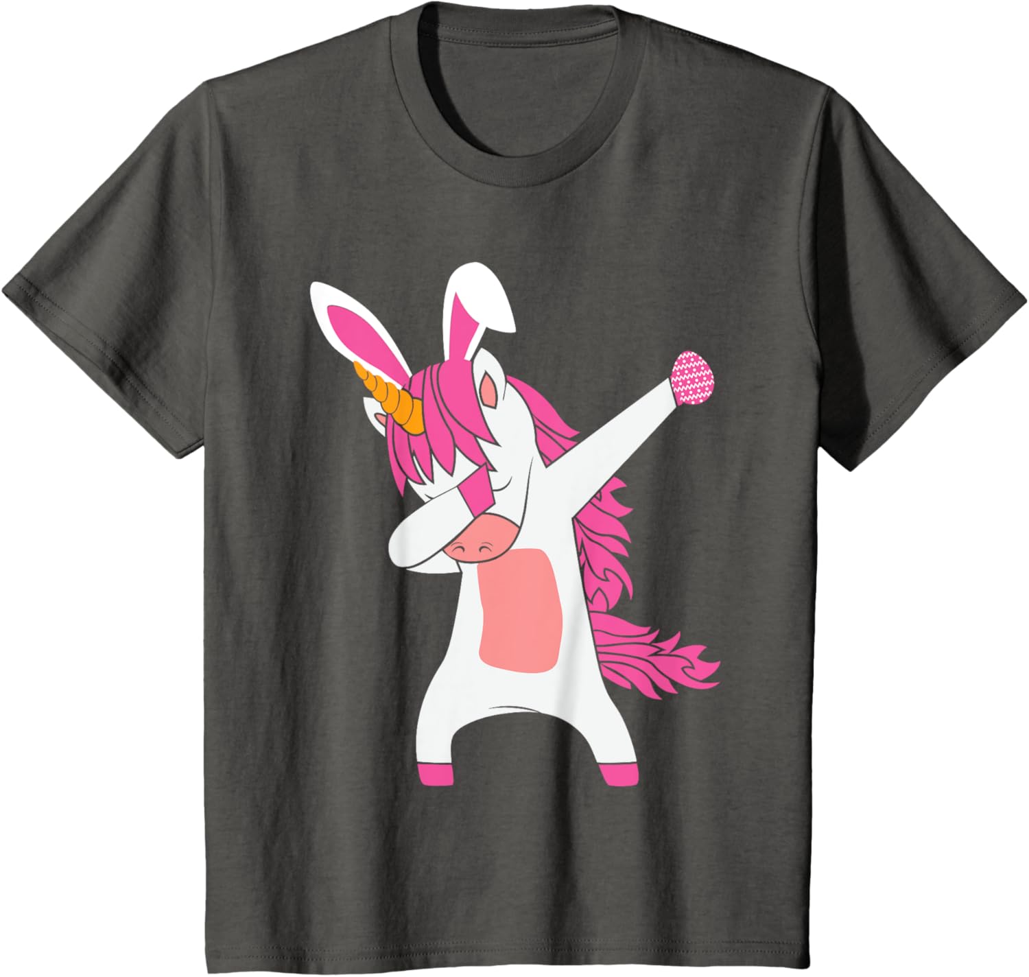 Funny Happy Easter Dabbing Unicorn Wearing Bunny Ears Dab T-Shirt