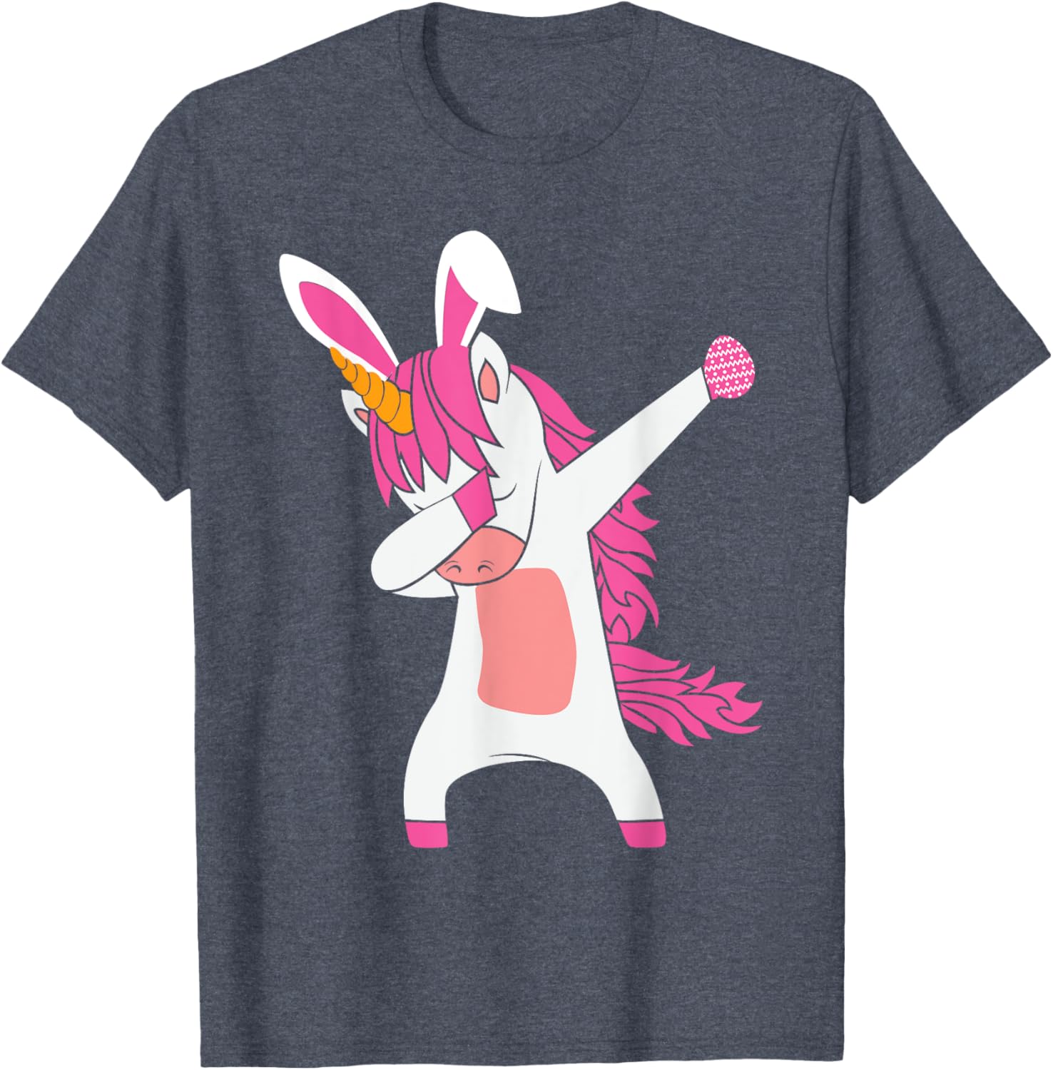 Funny Happy Easter Dabbing Unicorn Wearing Bunny Ears Dab T-Shirt