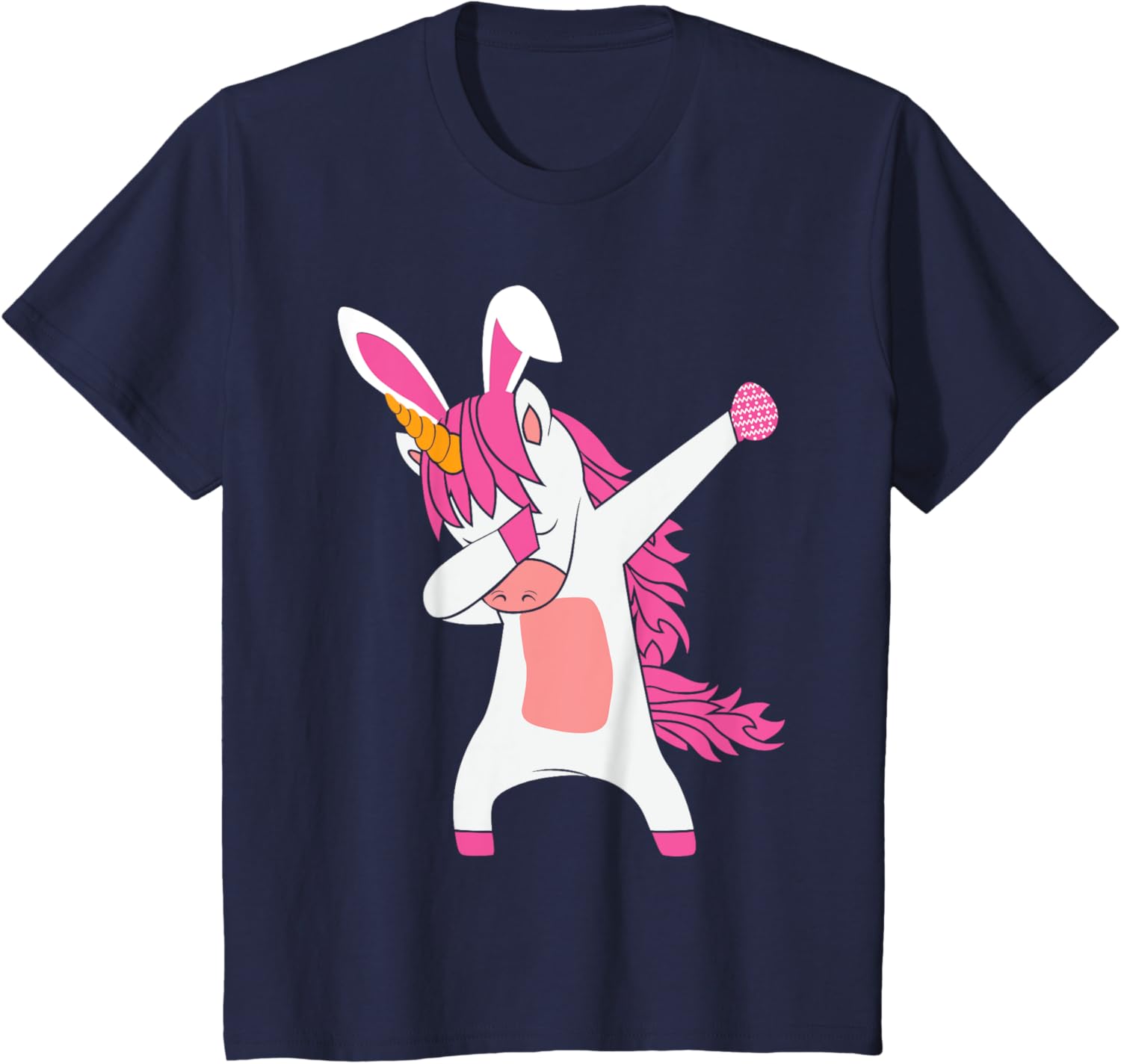 Funny Happy Easter Dabbing Unicorn Wearing Bunny Ears Dab T-Shirt