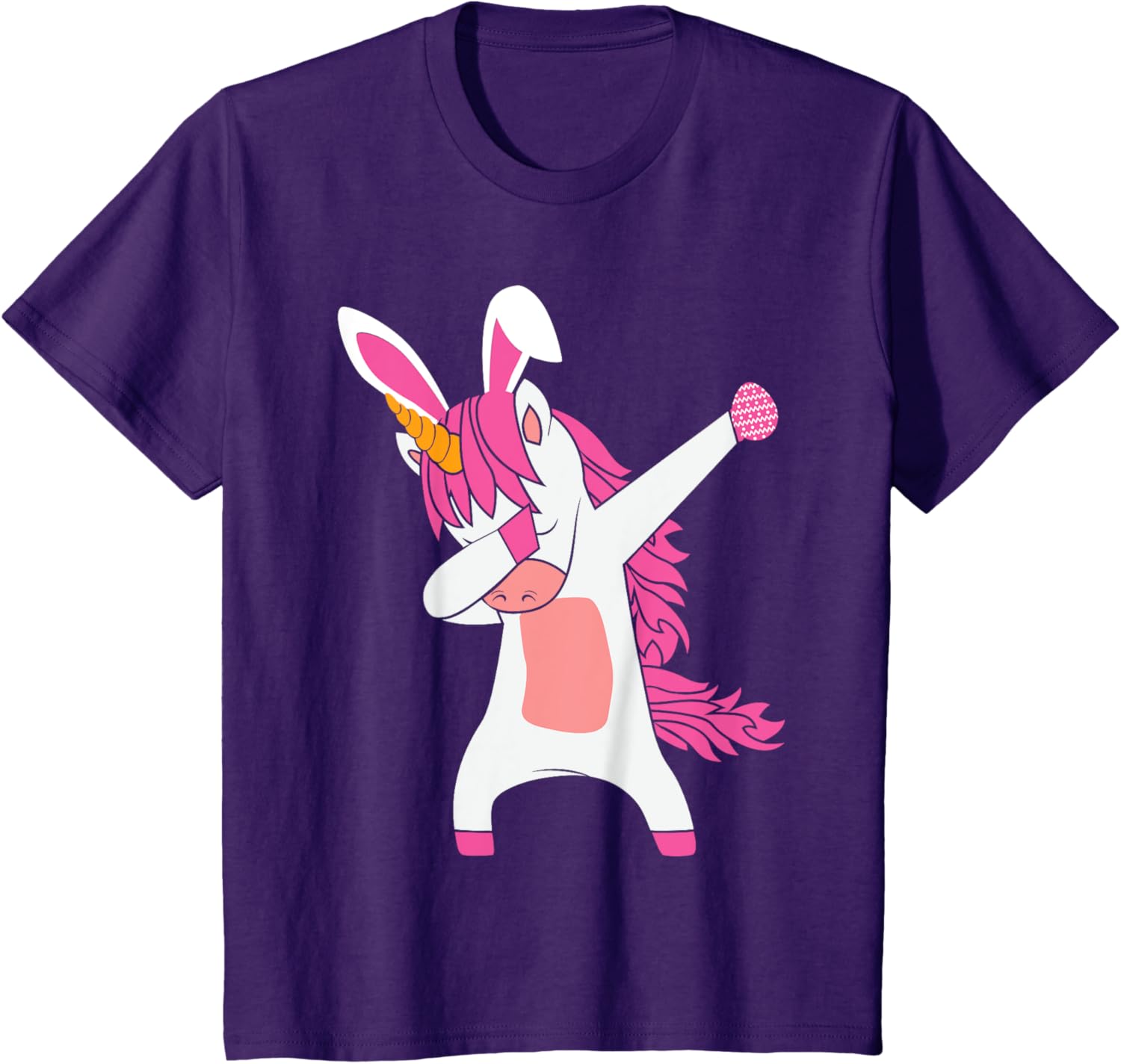 Funny Happy Easter Dabbing Unicorn Wearing Bunny Ears Dab T-Shirt