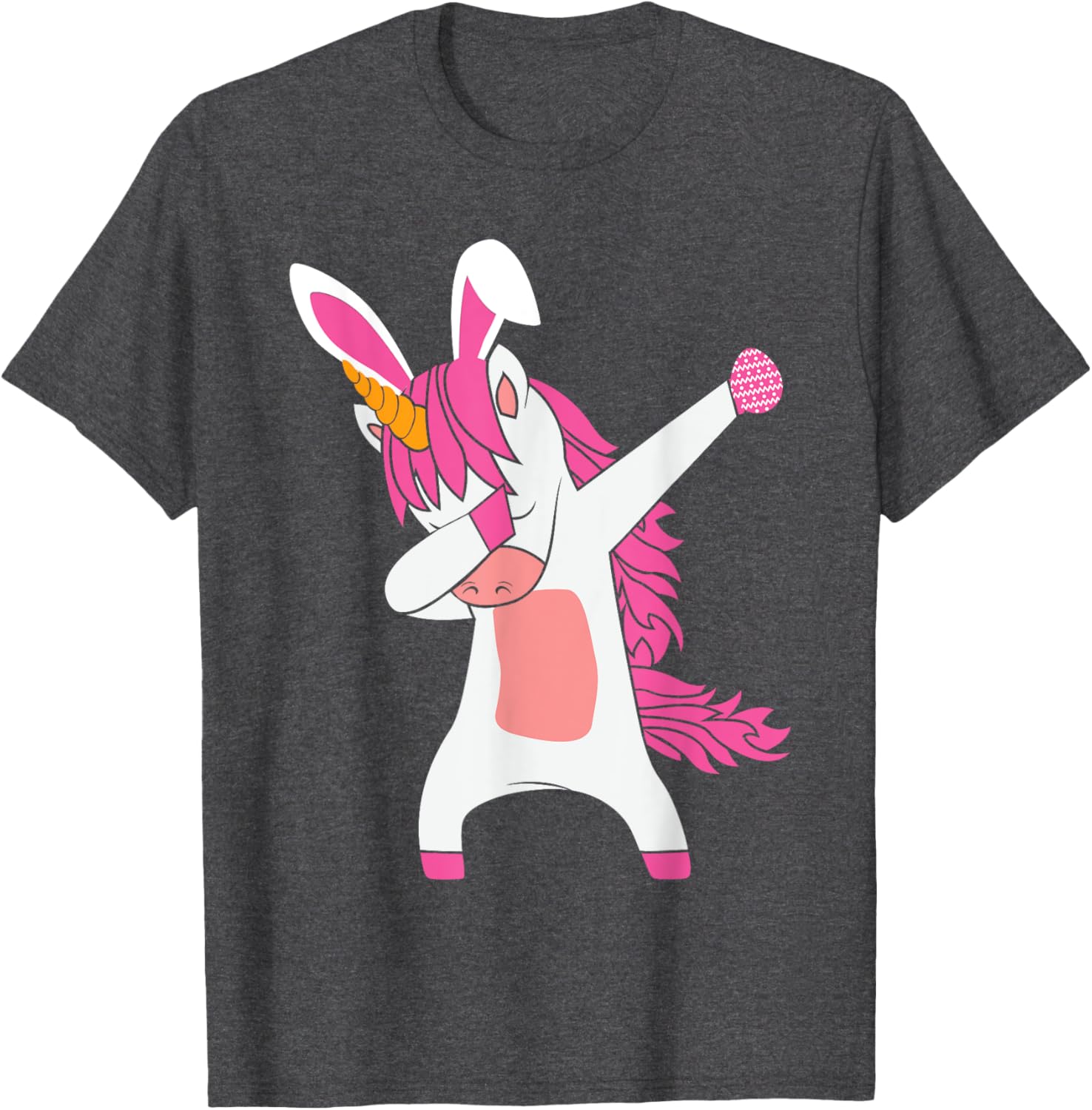 Funny Happy Easter Dabbing Unicorn Wearing Bunny Ears Dab T-Shirt