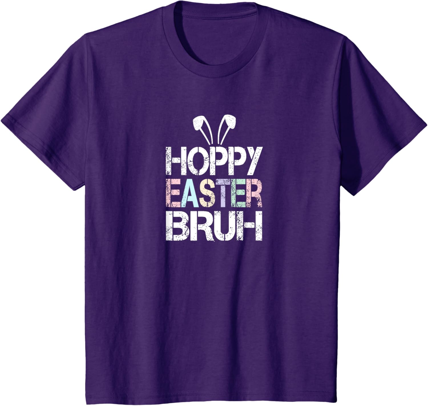 Funny Hoppy Easter Bruh Bunny Ears Fun Eggs Happy Teacher T-Shirt