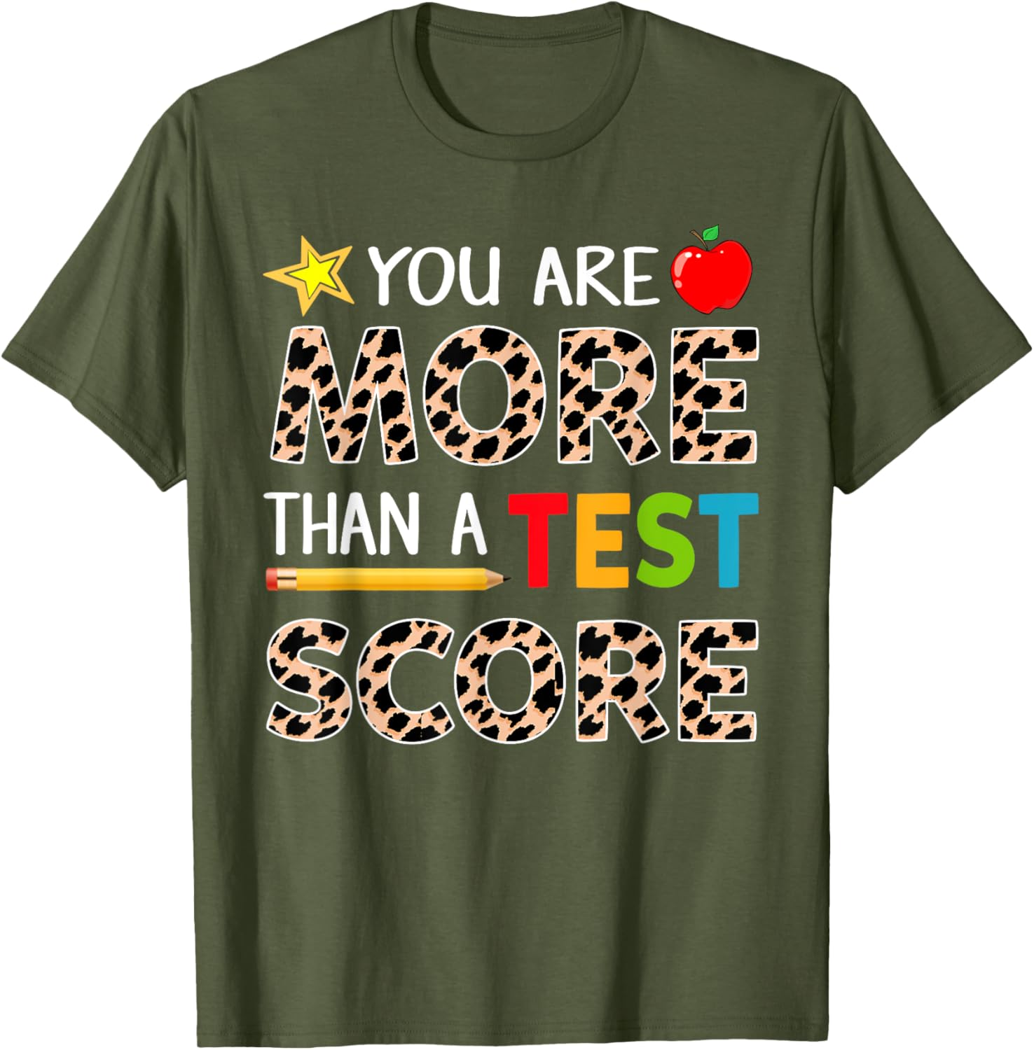 Funny Test Day Shirt, You Are More Than A Test Score T-Shirt