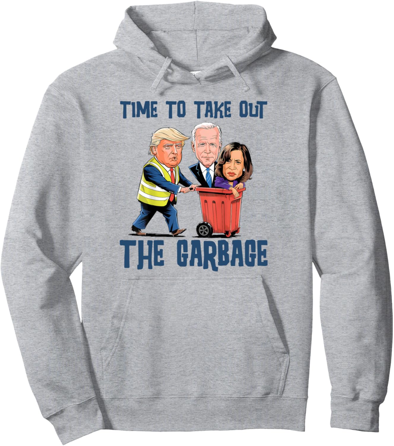 Funny Trump Garbage Truck, Proud MAGA Garbage For Trump Pullover Hoodie